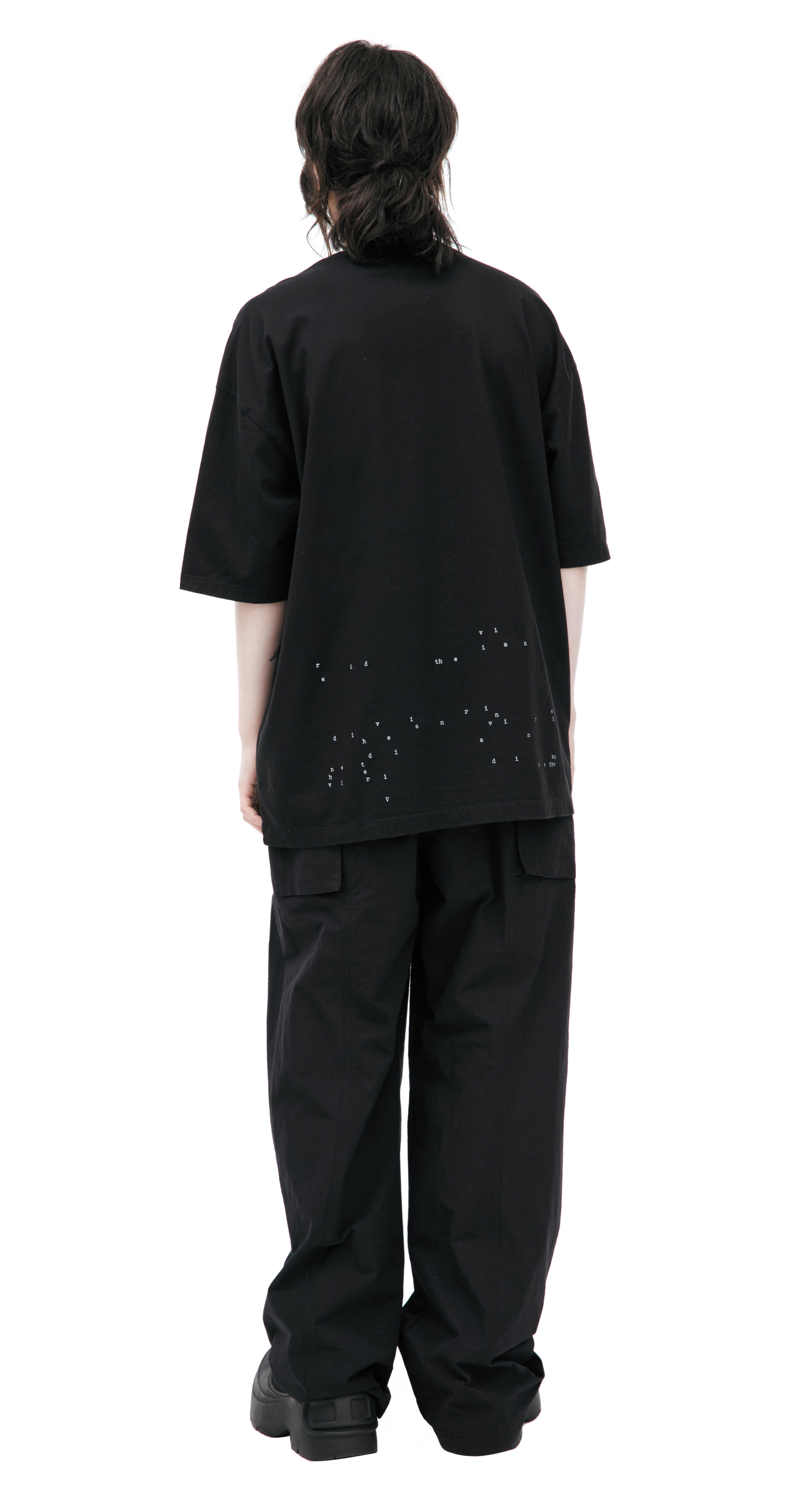 The Viridi-Anne Оверсайз футболка с принтом