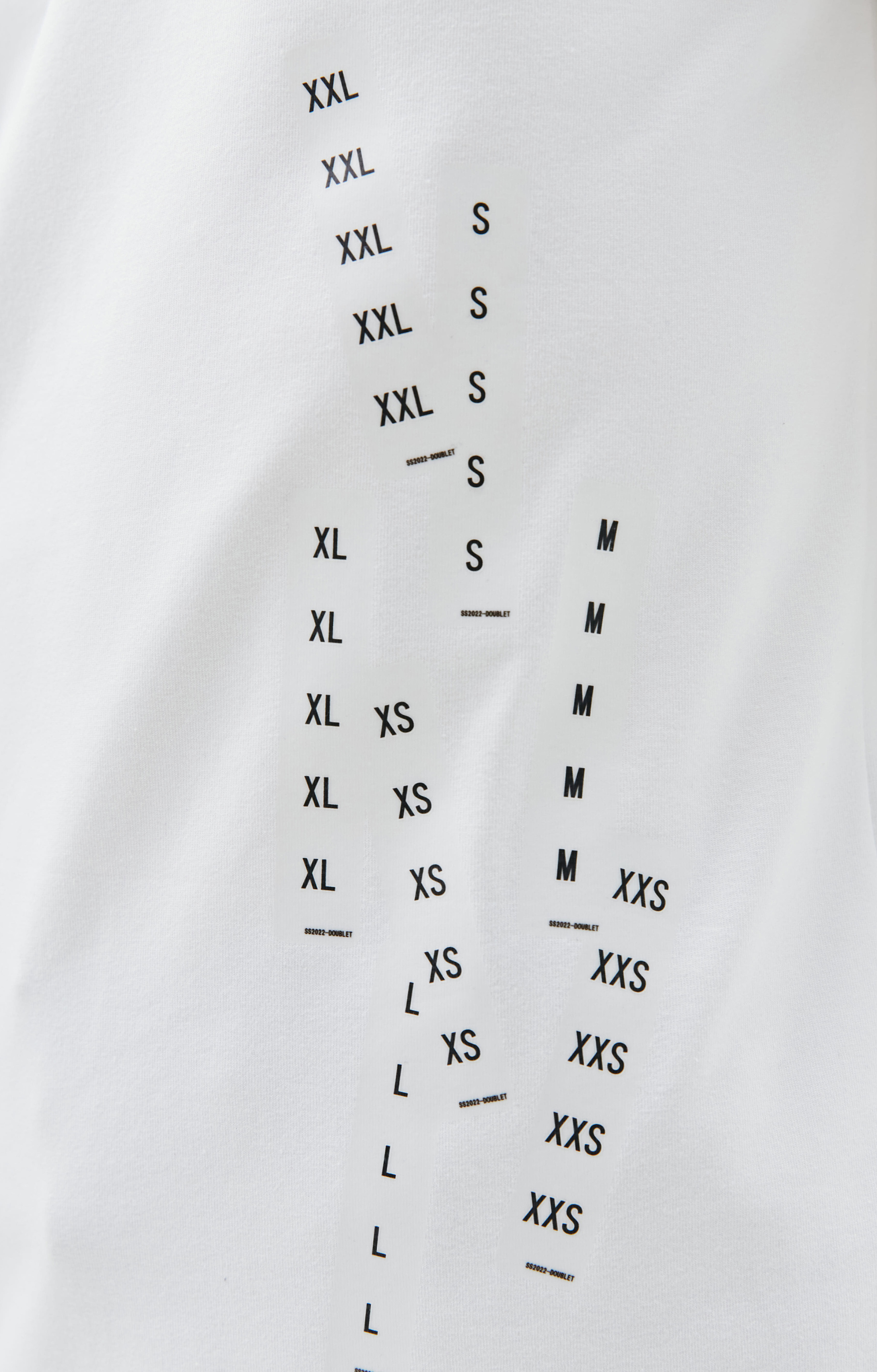 Doublet Белая футболка с графичным принтом