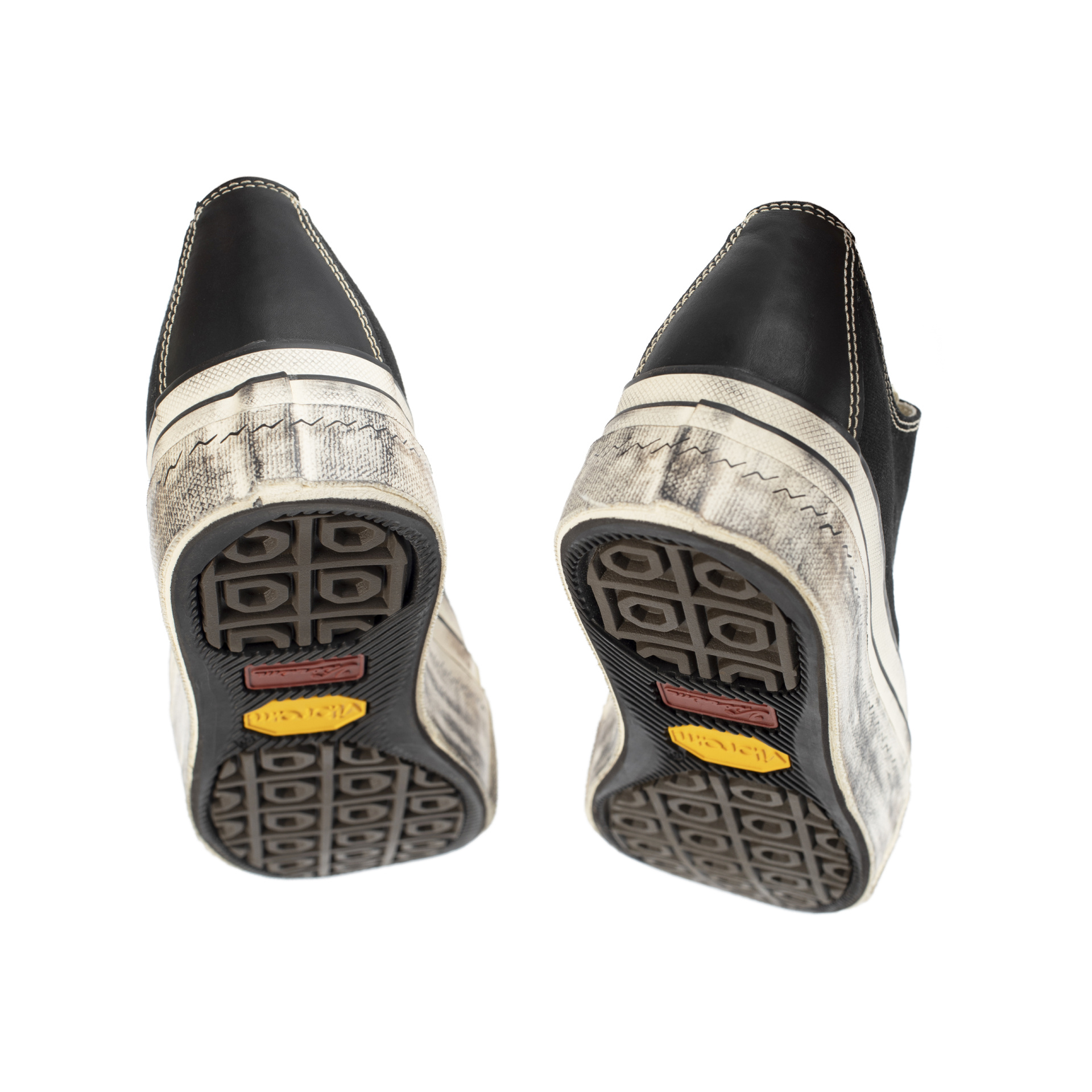 visvim Черные кеды Skagway на платформе