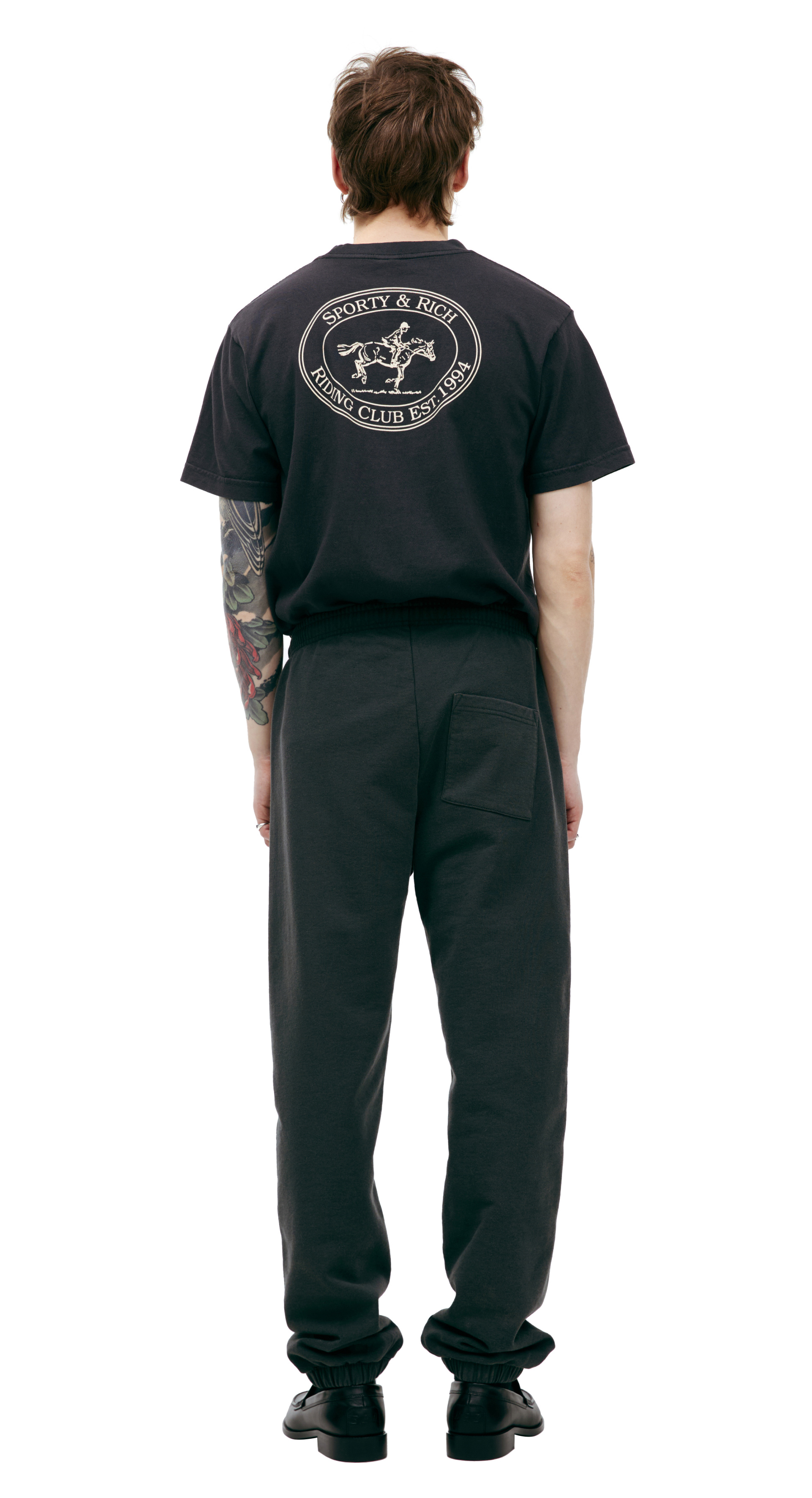 SPORTY & RICH Спортивные брюки с логотипом