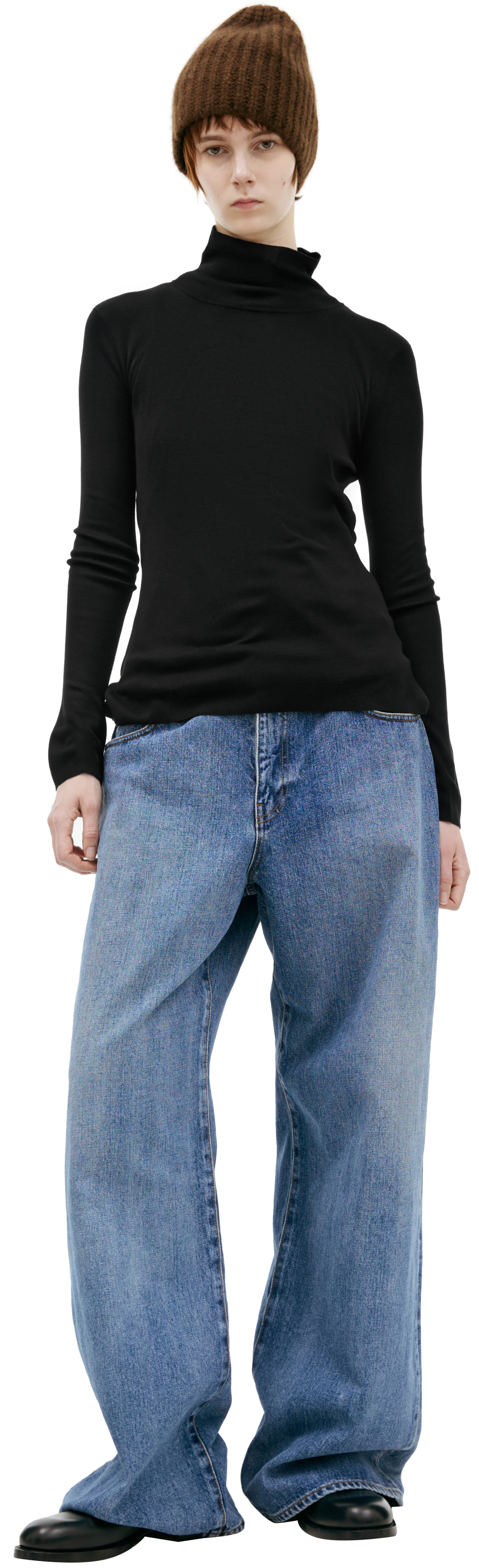 The Row Базовая водолазка из шелка