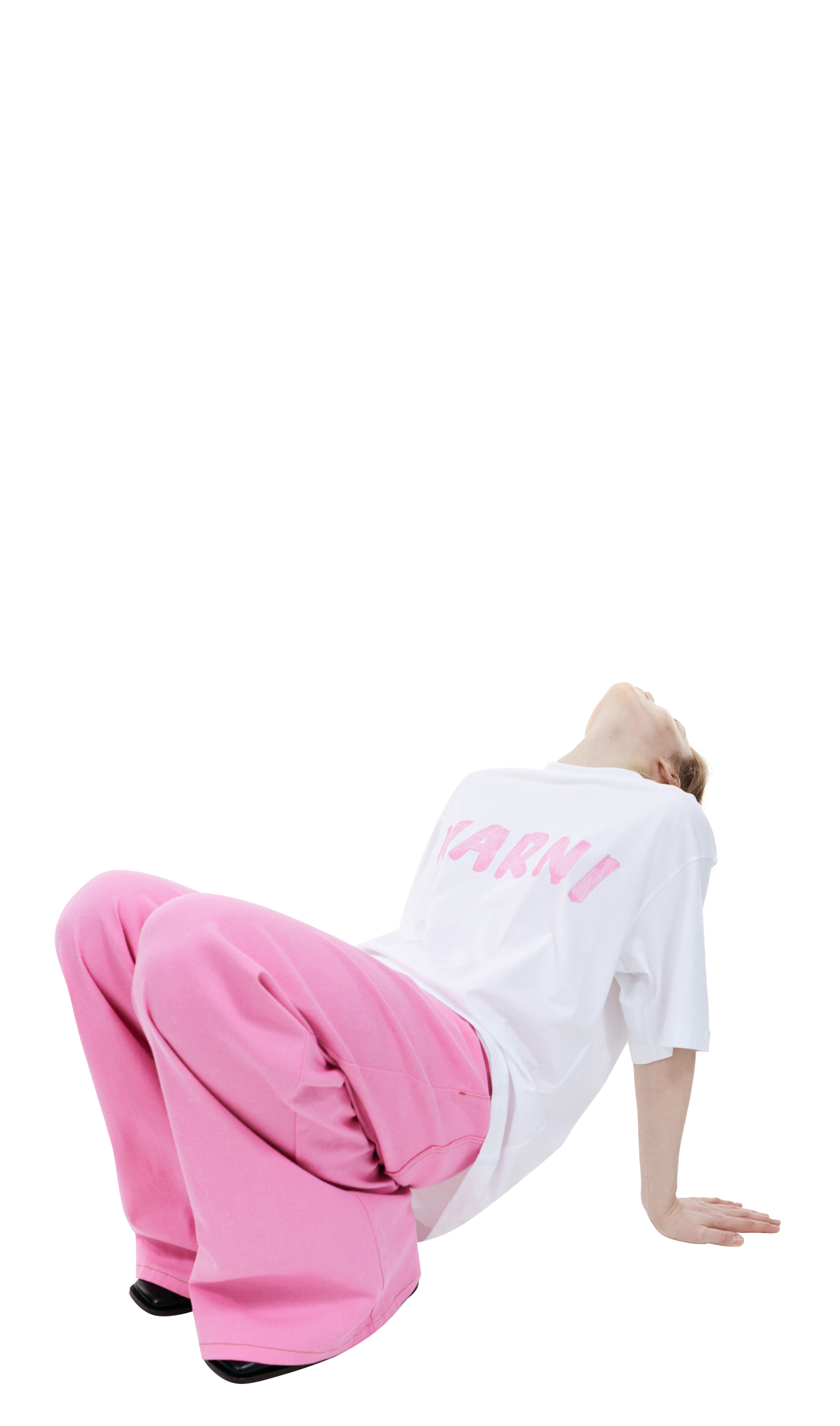 Marni Оверсайз футболка с принтом