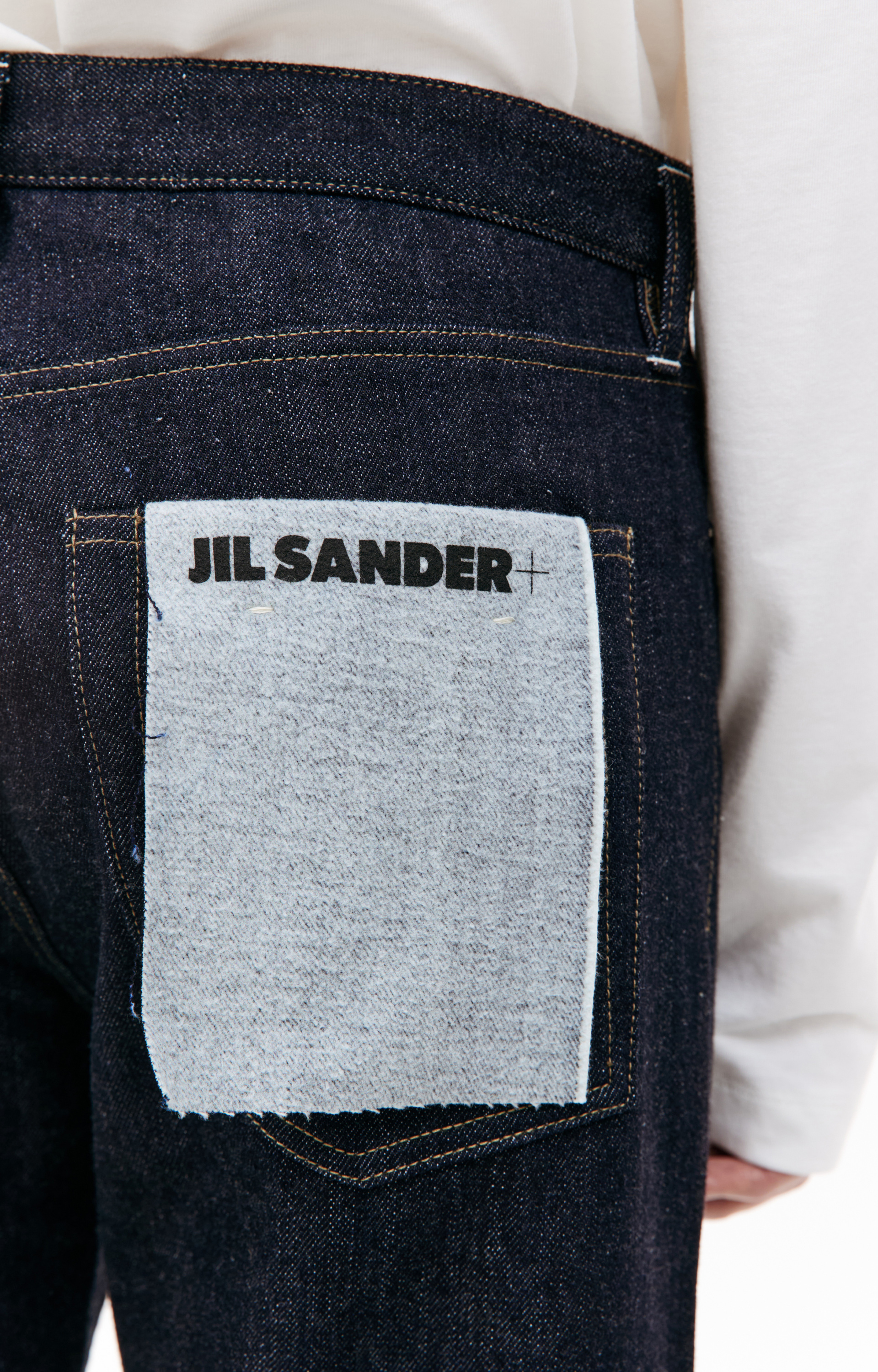 Jil Sander Прямые синие джинсы