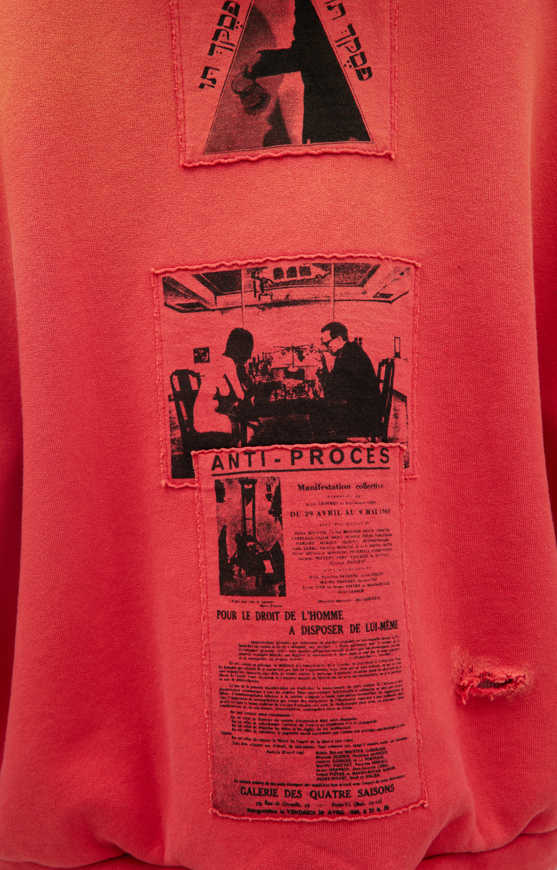 Enfants Riches Déprimés Красное худи на молнии