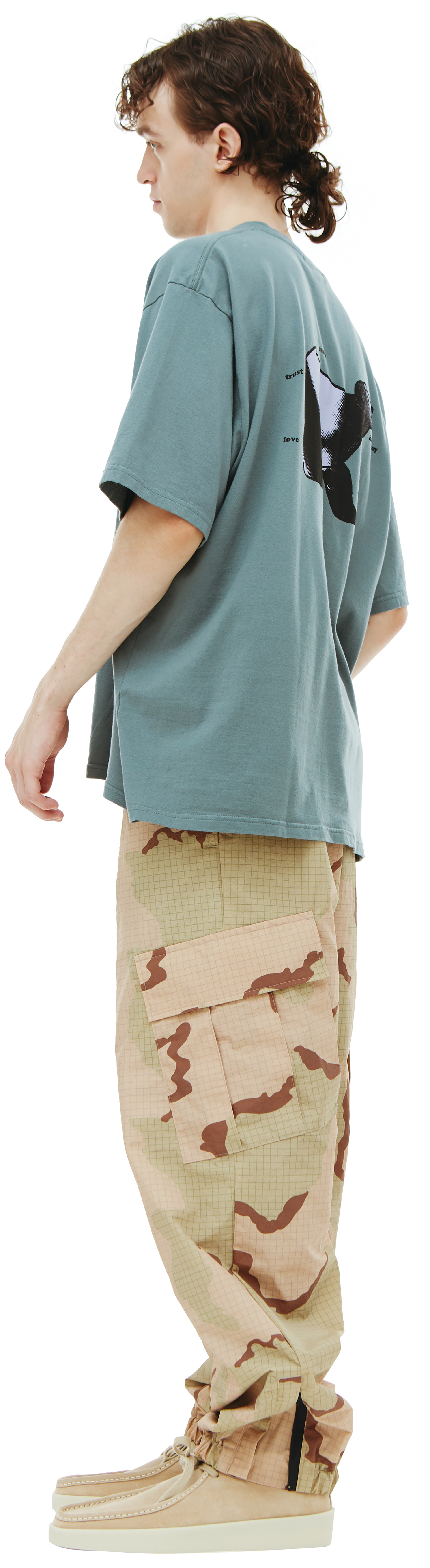 Undercover Хлопковая футболка с принтом