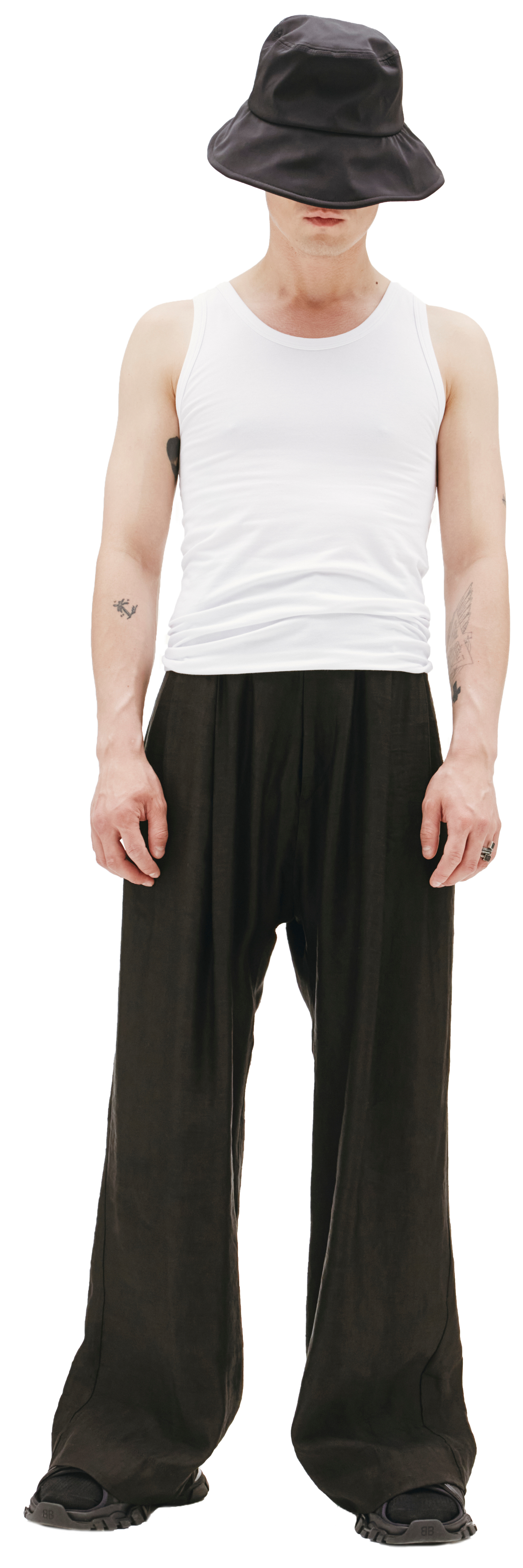 Balenciaga Белая майка из хлопка