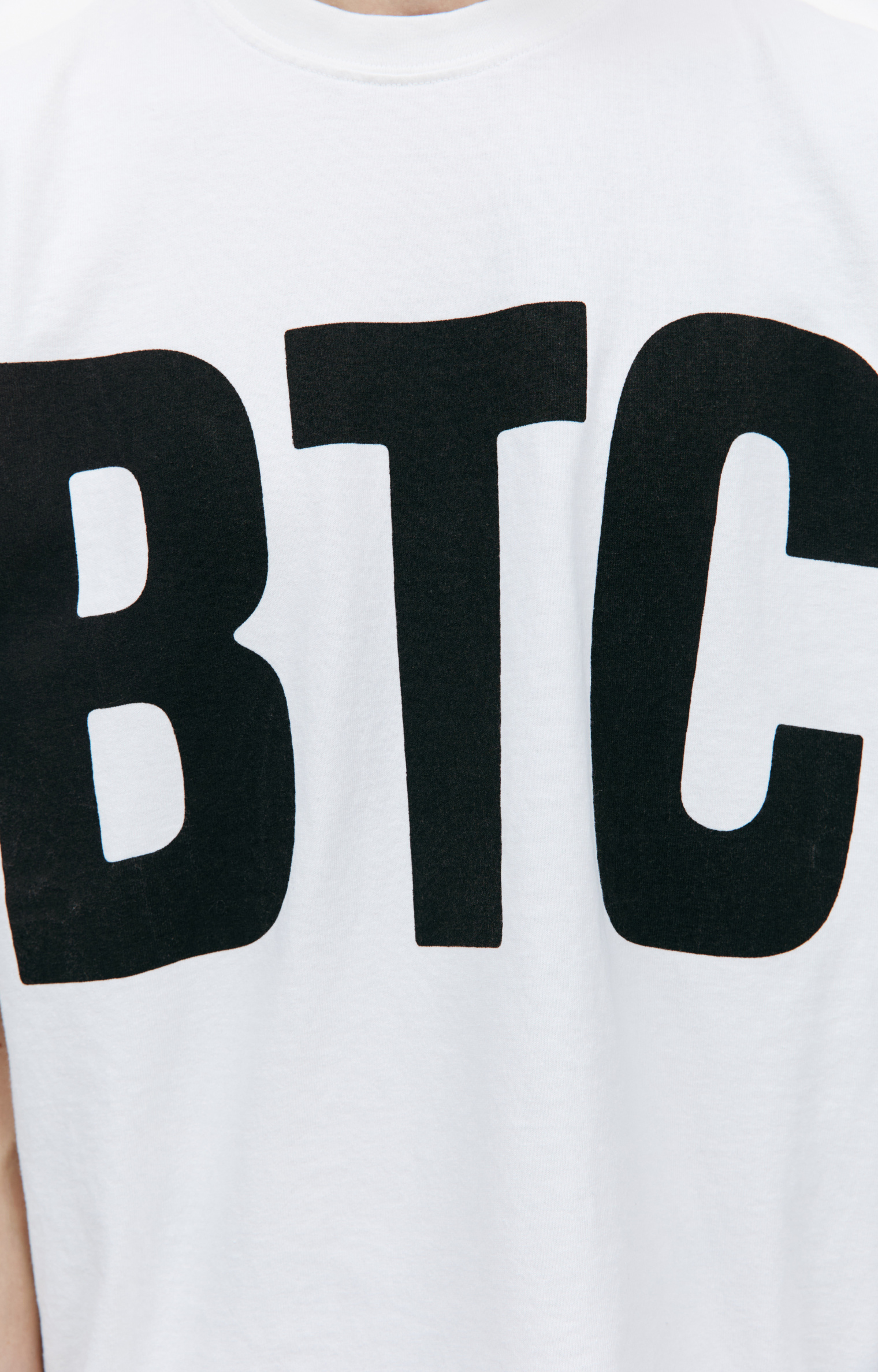 Satoshi Nakamoto Футболка с принтом BTC