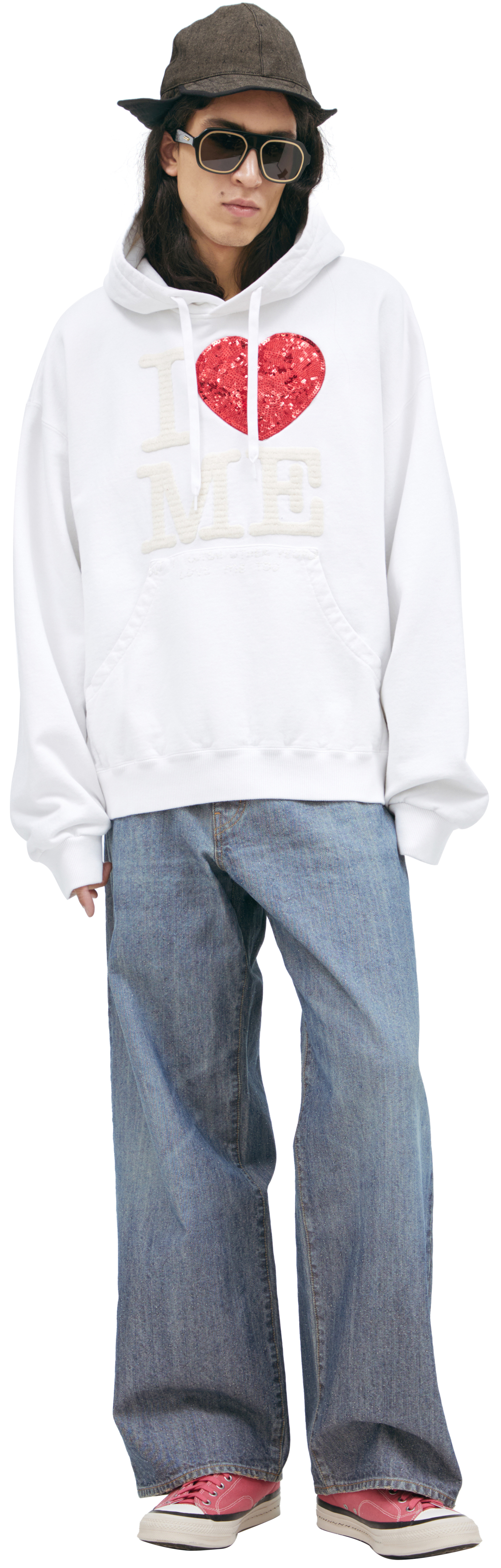 Doublet Hoodie \'I love me\'