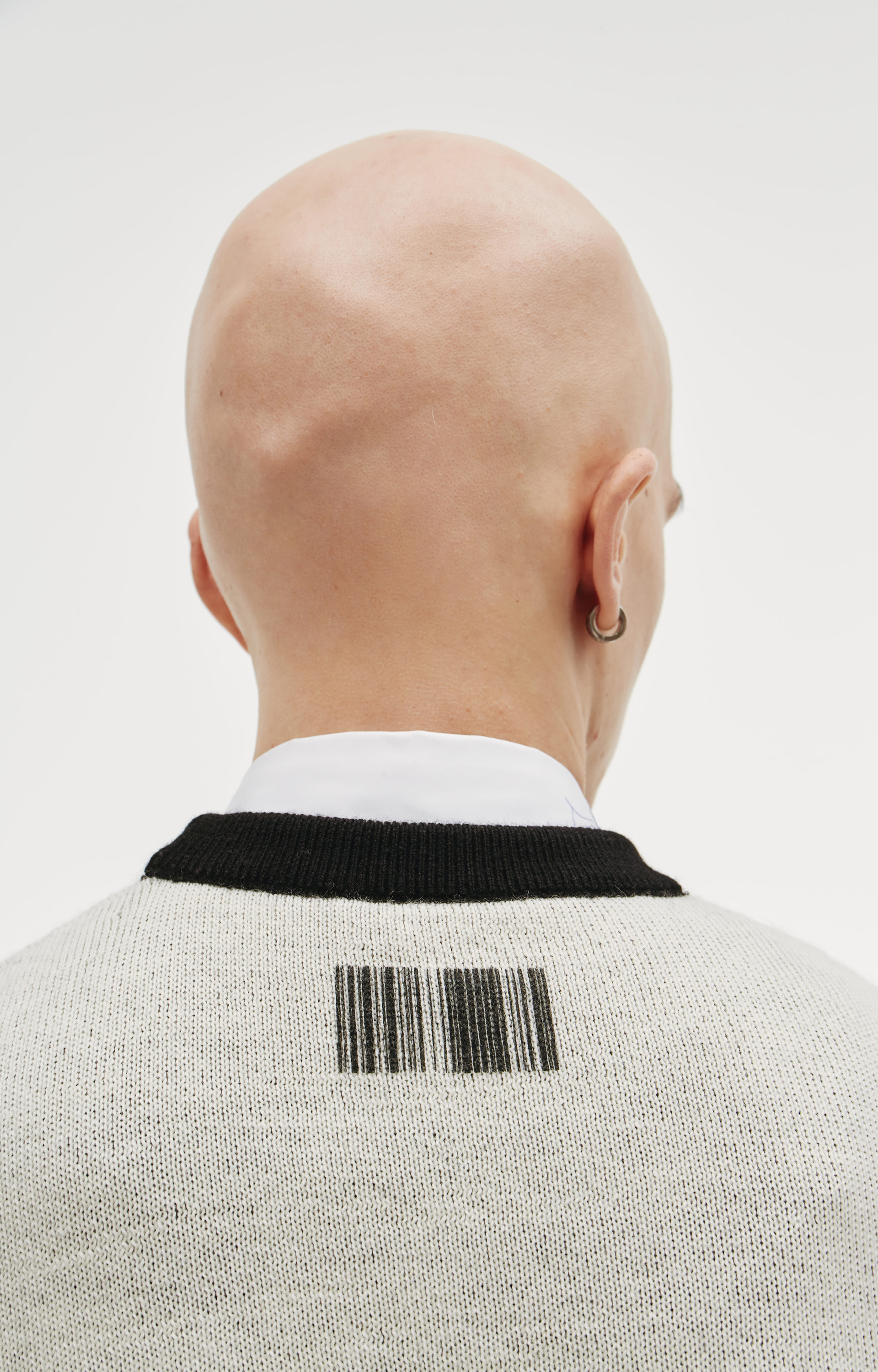 VTMNTS Шерстяной свитер с принтом