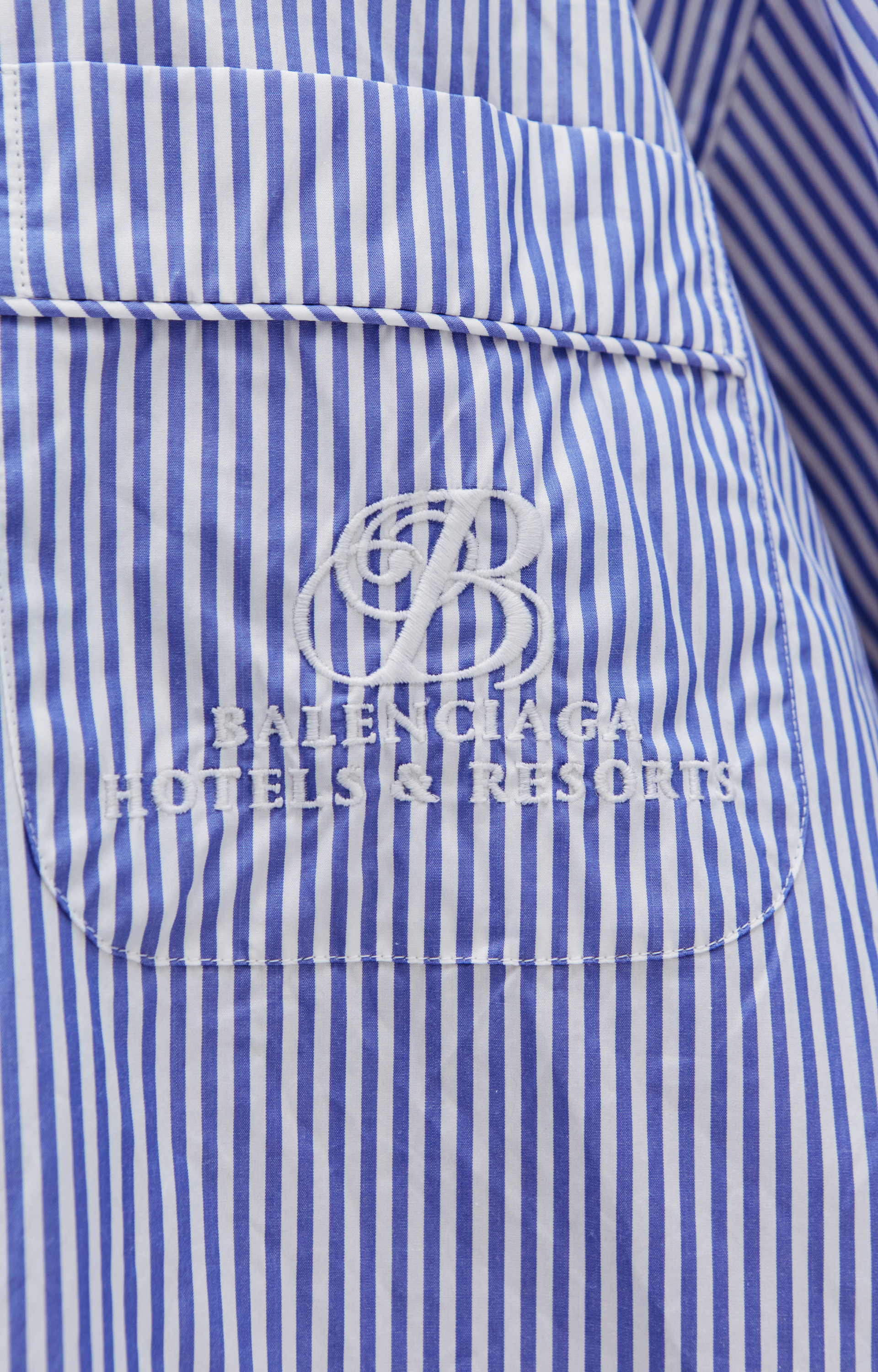 Balenciaga Пижамная рубашка в полоску