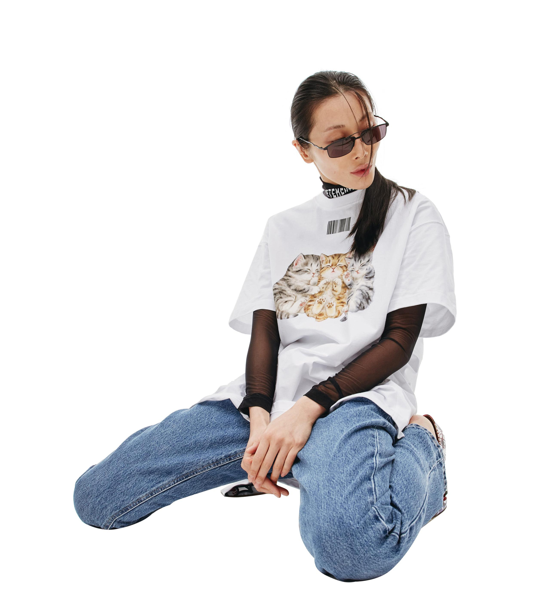 Kuboraum Солнцезащитные очки с черной оправой