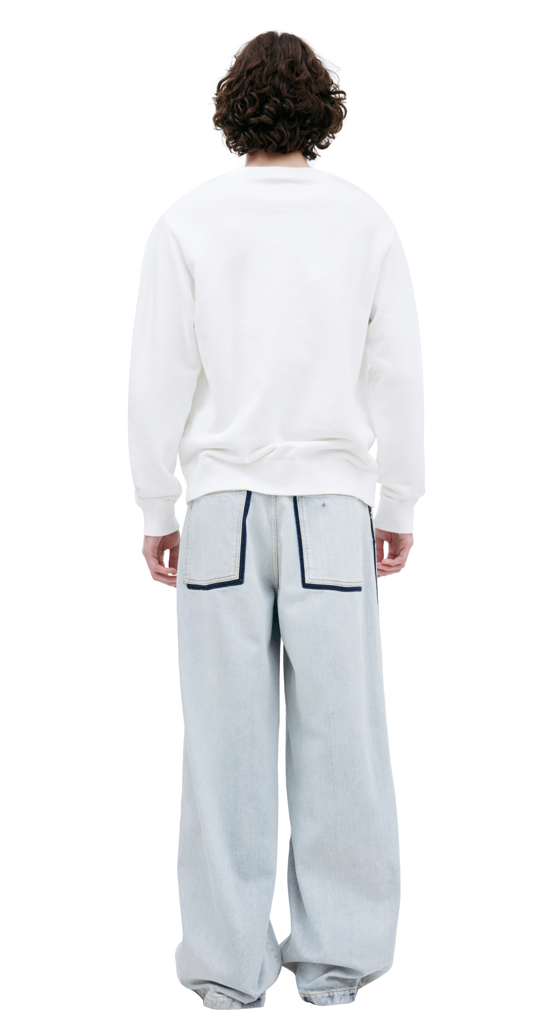 Undercover Белый свитшот с принтом