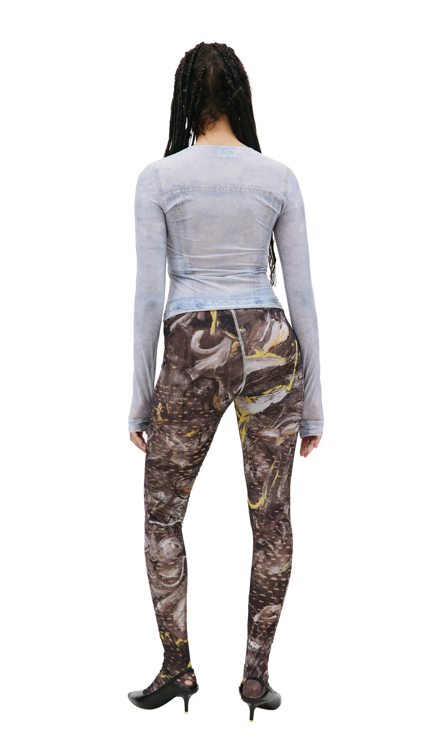 Diesel Колготки \'P-KOLL-G1\' с монопринтом