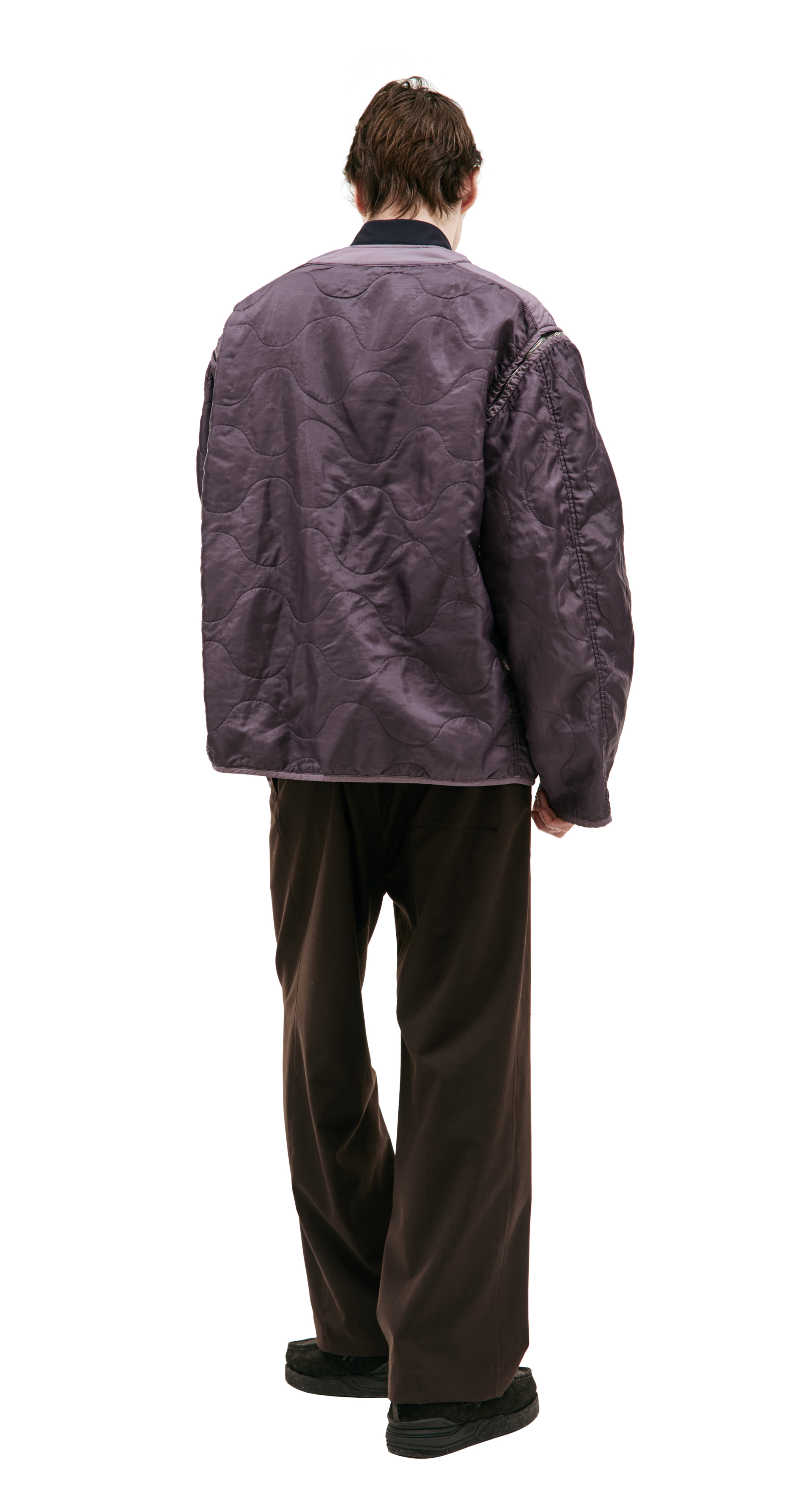 OAMC Стеганая куртка Re:Work с рукавами на молнии