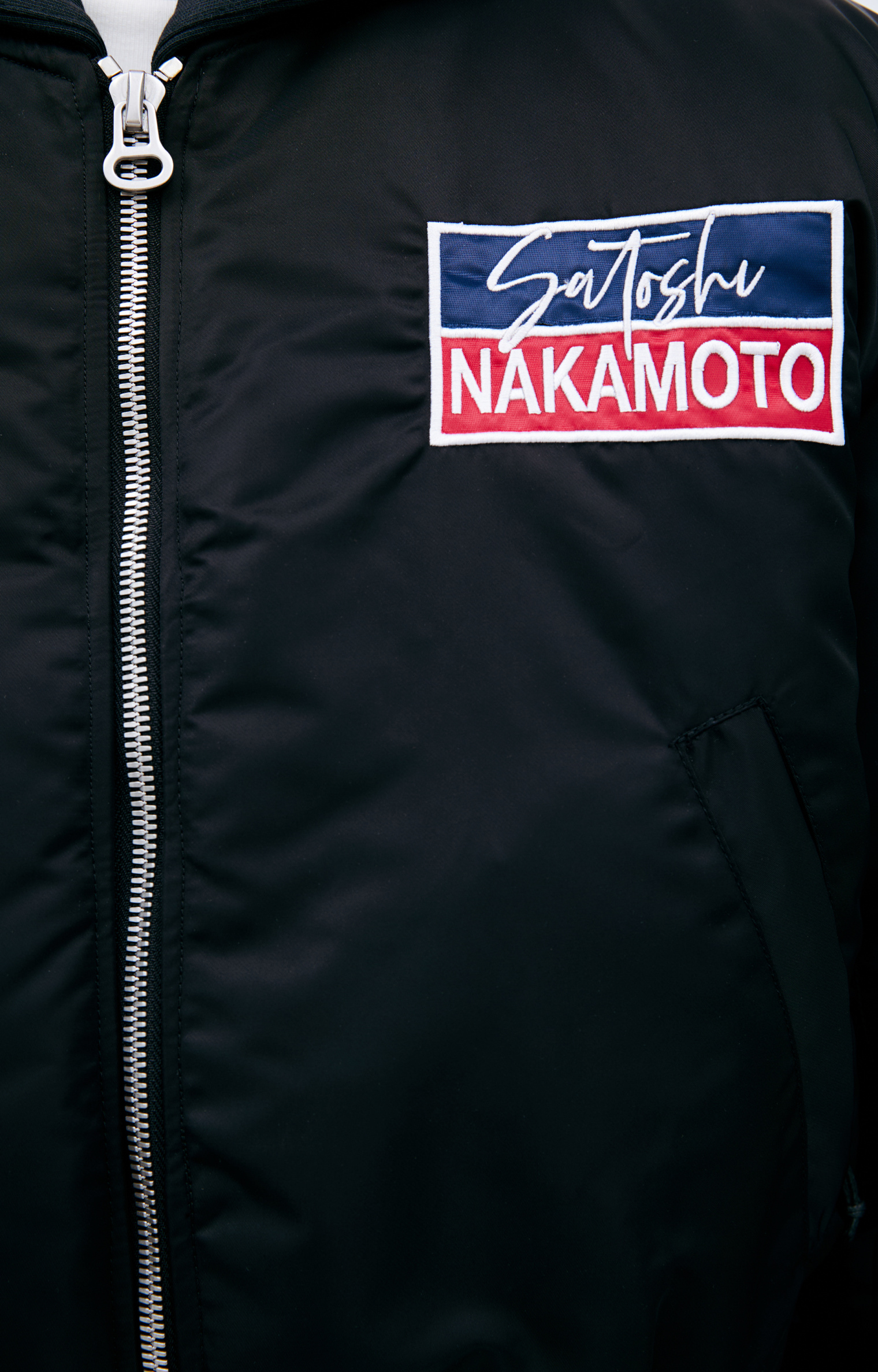 Satoshi Nakamoto Куртка с нашивками