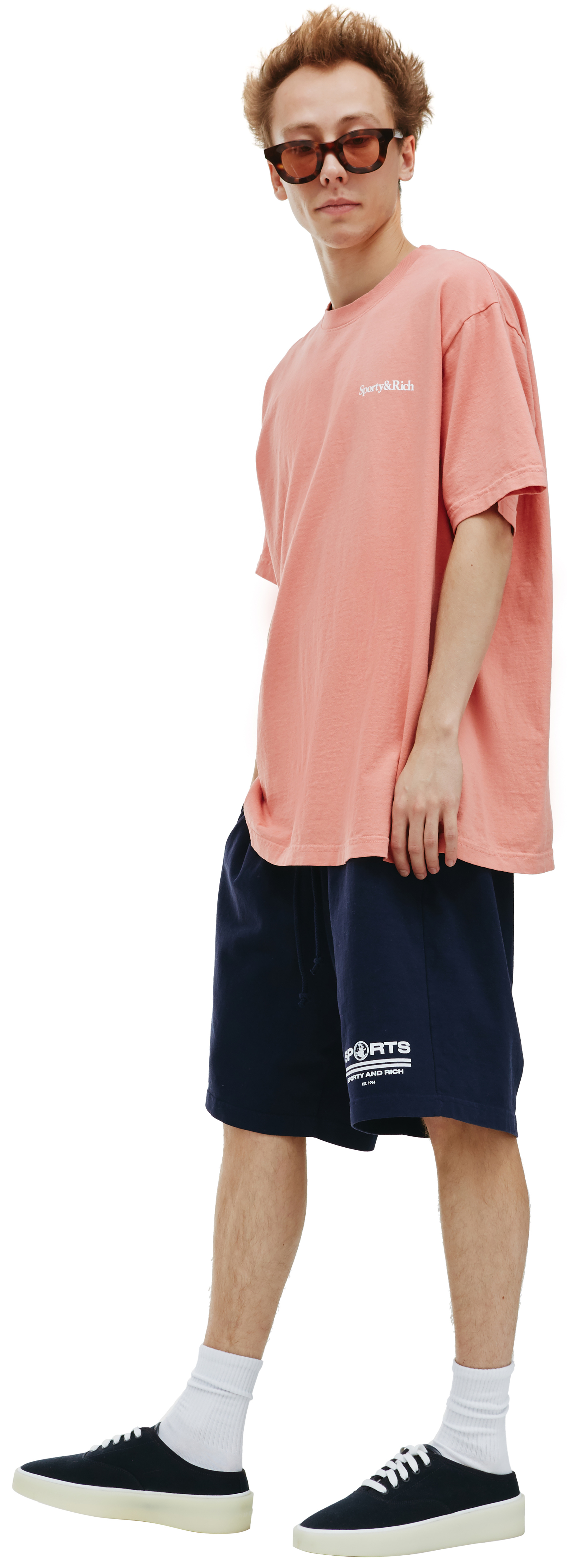 SPORTY & RICH Футболка с принтом Health and Wellness