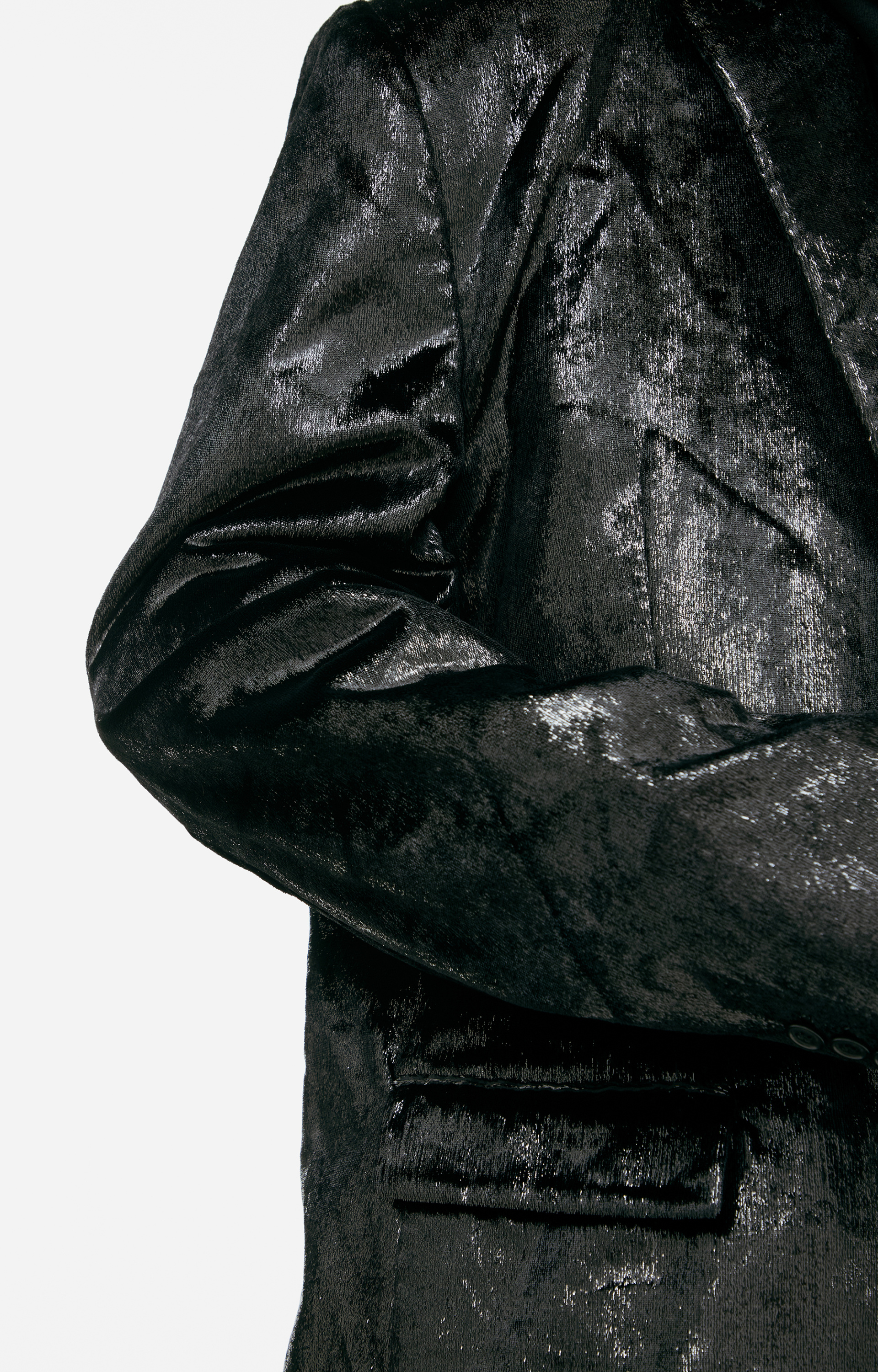 VETEMENTS Блестящий однобортный пиджак