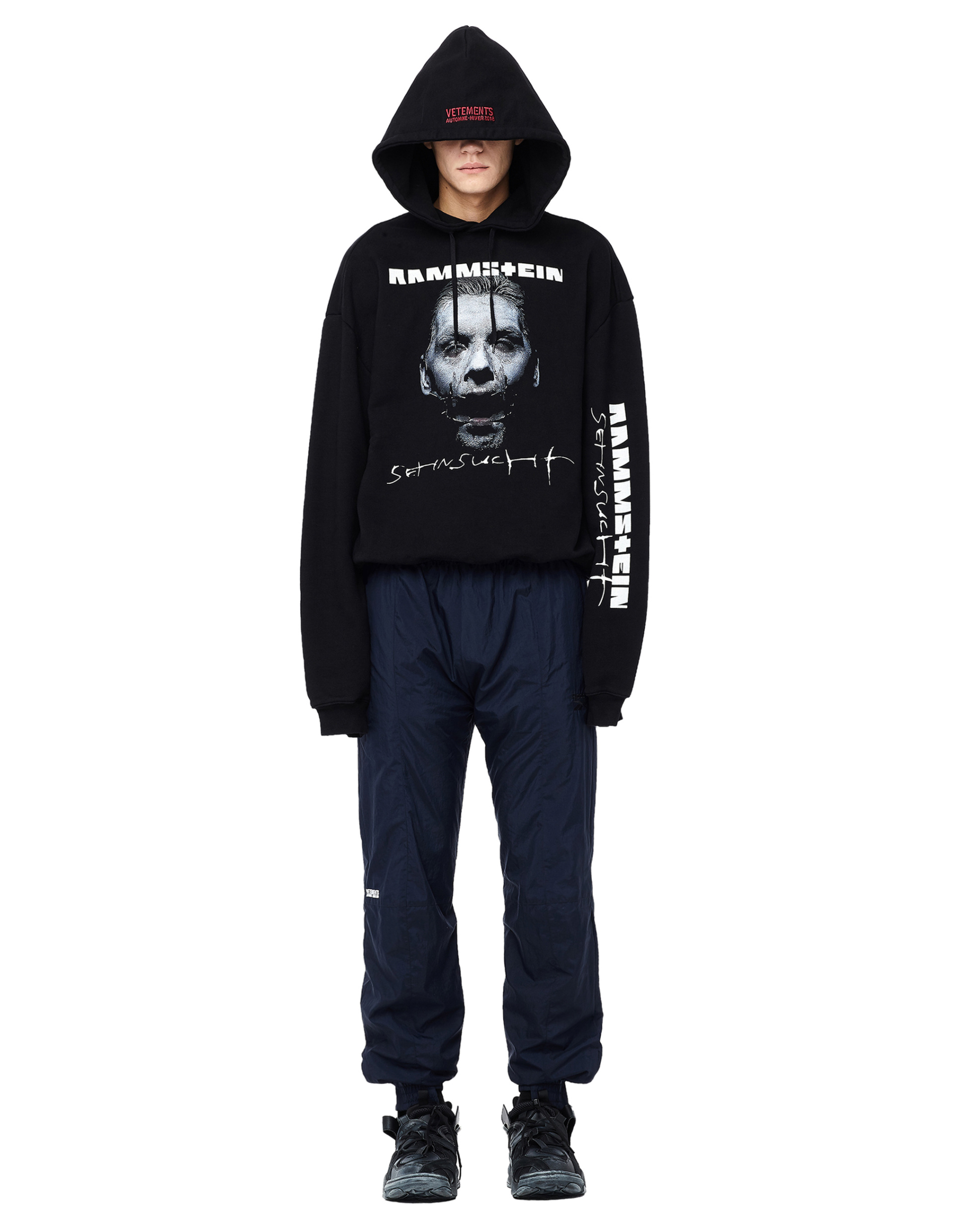 VETEMENTS Худи Trash Metal с принтом Rammstein