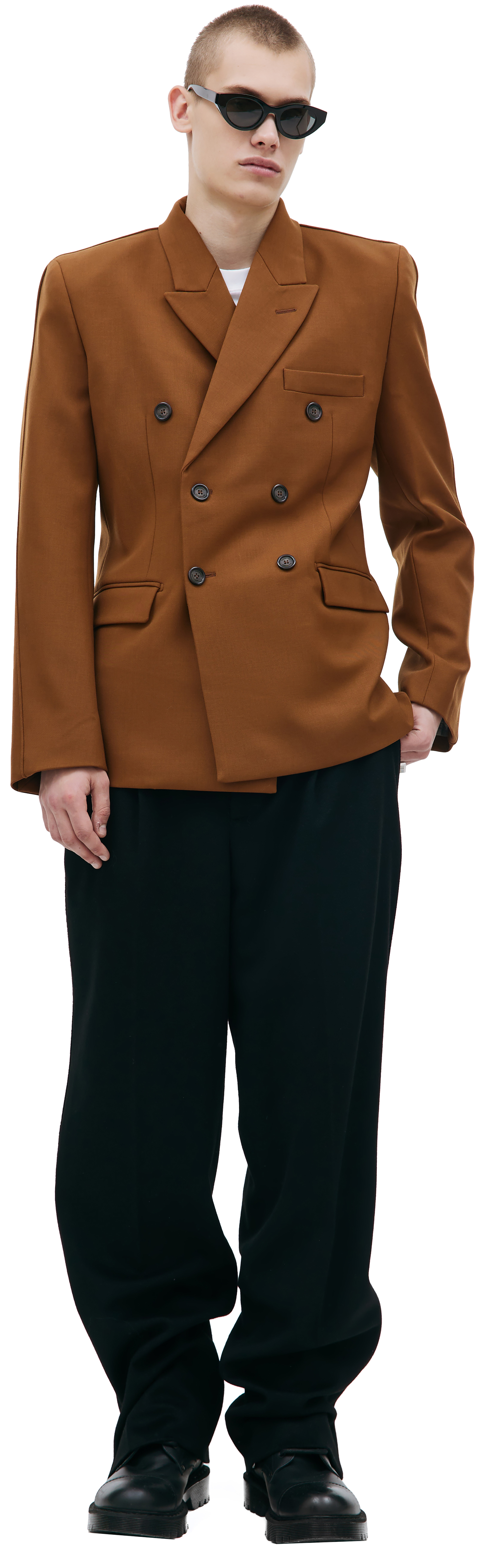 VTMNTS Двубортный пиджак из шерсти