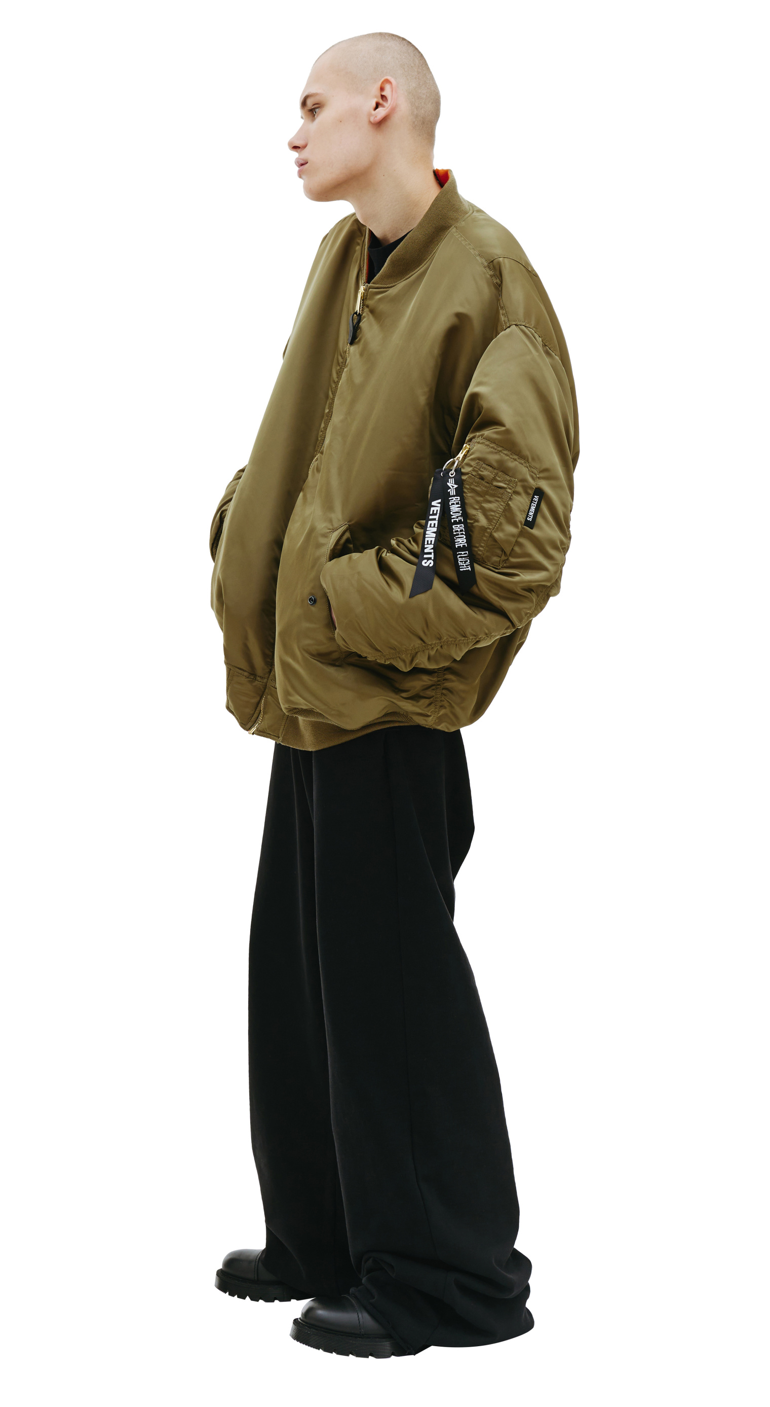VETEMENTS Двойной бомбер VETEMENTS х Alpha Industries