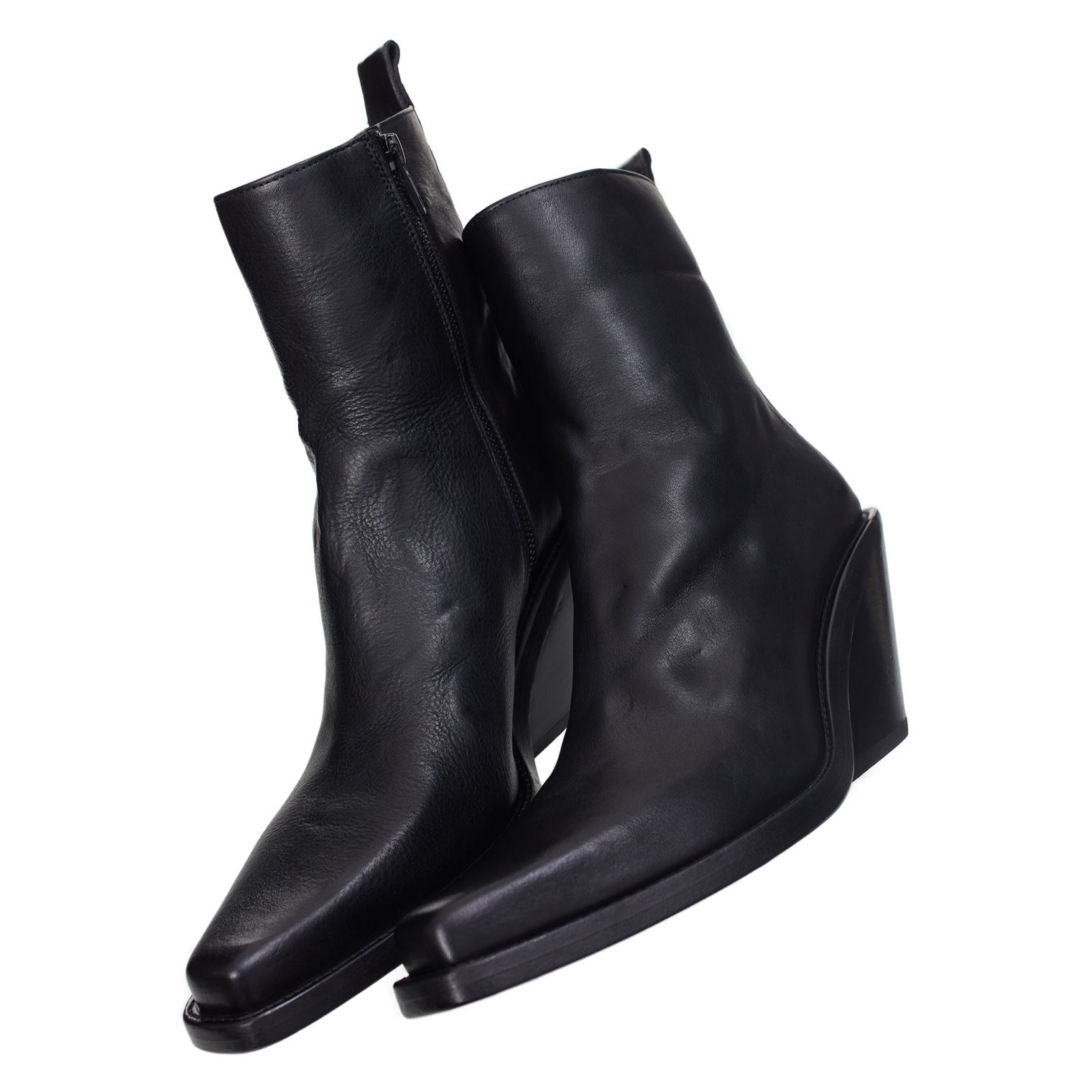 Ann Demeulemeester Ботильоны с фигурным каблуком