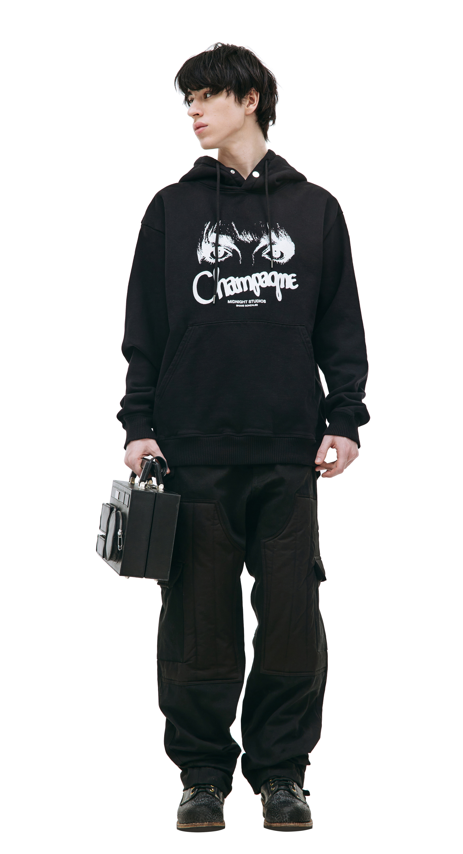 Midnight Studios Чемодан Brooklyn Box из кожи