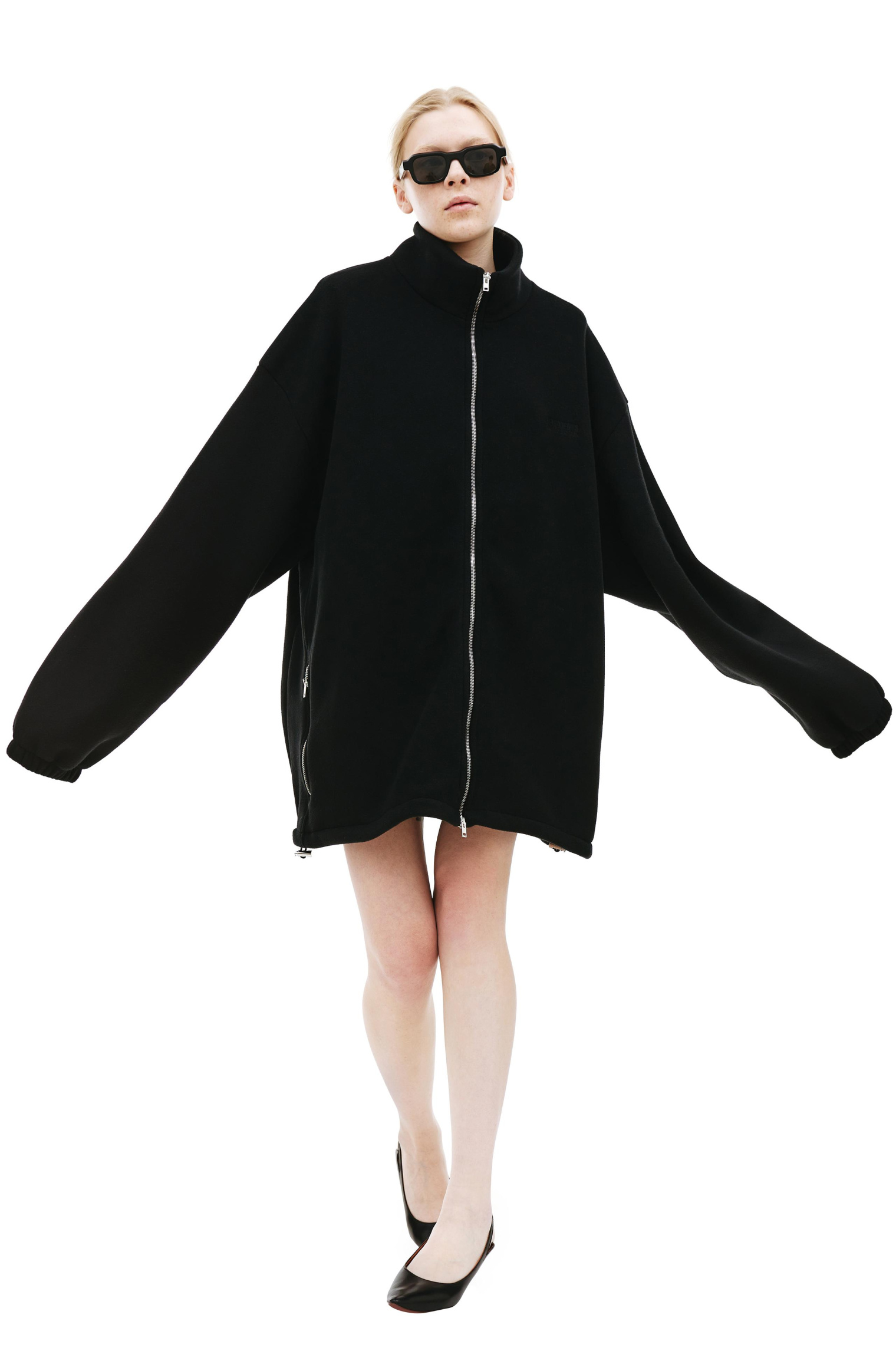 VETEMENTS Флисовая куртка на молнии
