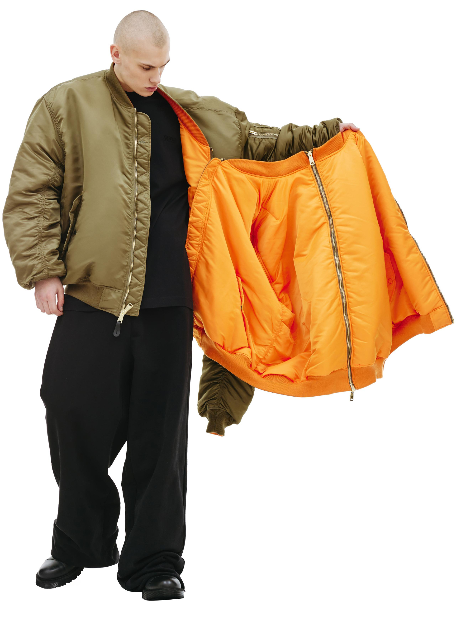 VETEMENTS Двойной бомбер VETEMENTS х Alpha Industries