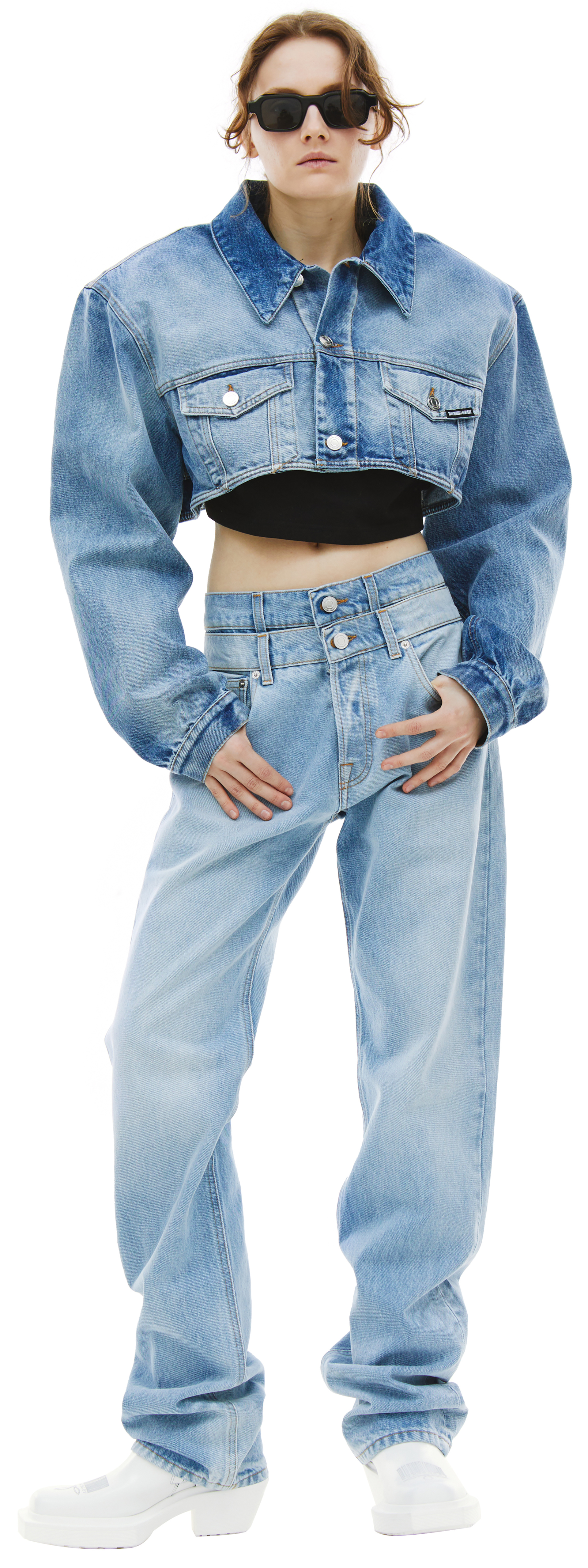 VTMNTS Укороченная джинсовая куртка