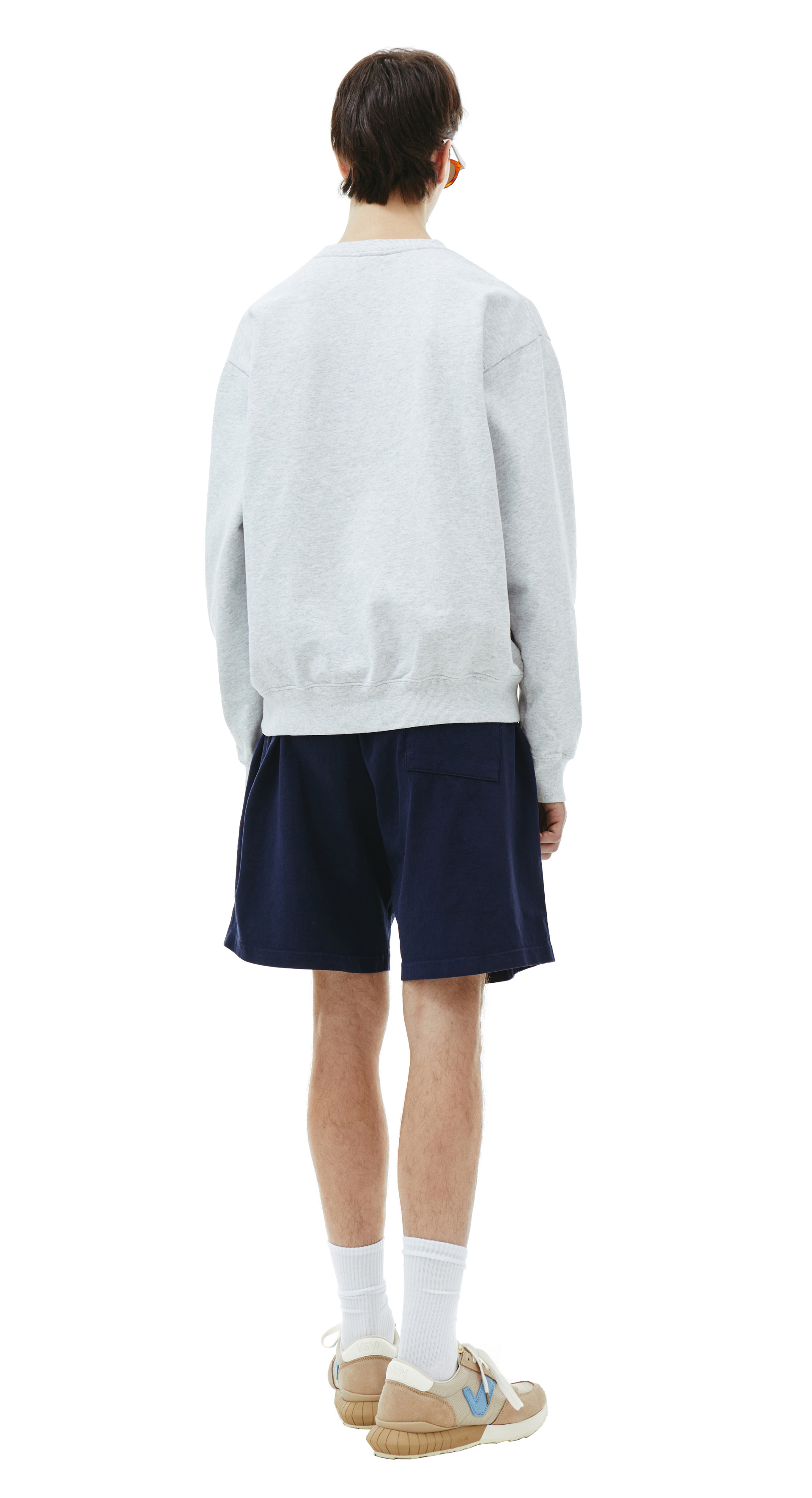 SPORTY & RICH Серый свитшот Country Club