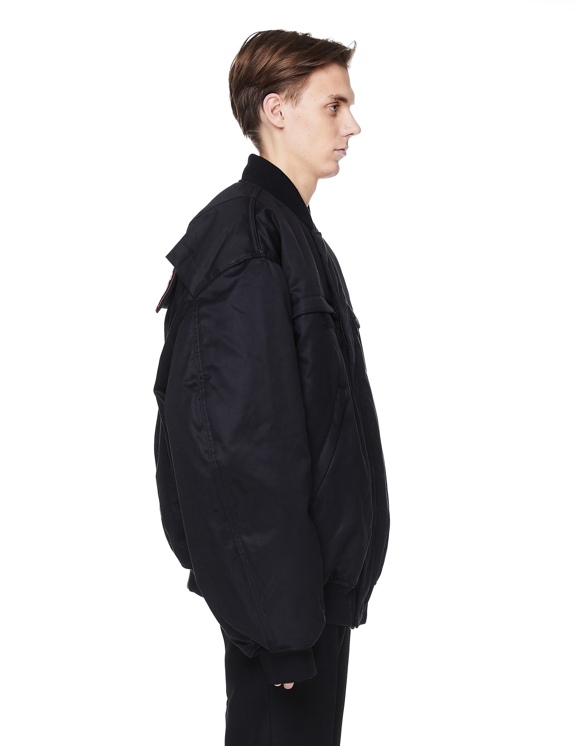 VETEMENTS Полицейский бомбер из хлопка