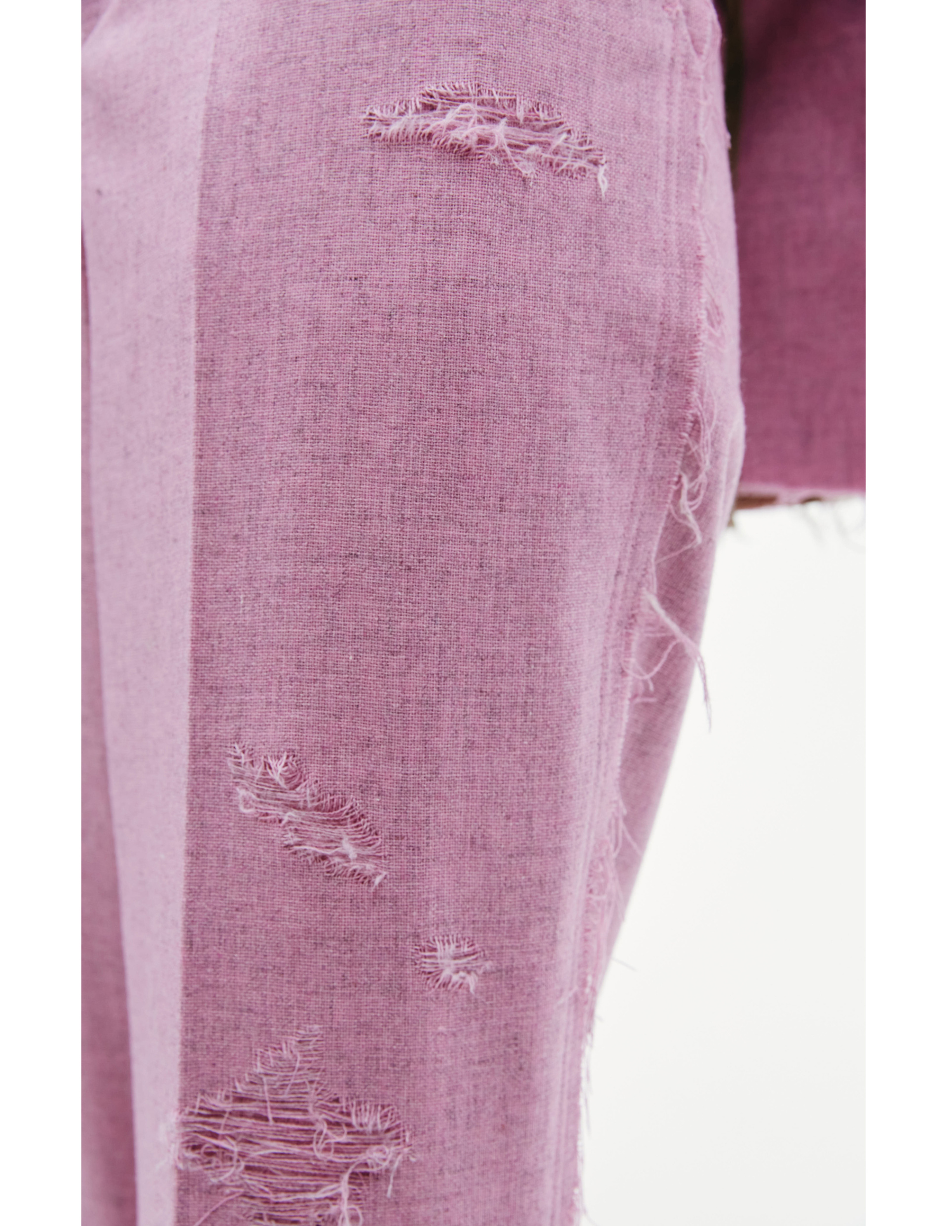 Doublet Потертые брюки из шерсти со стрелками