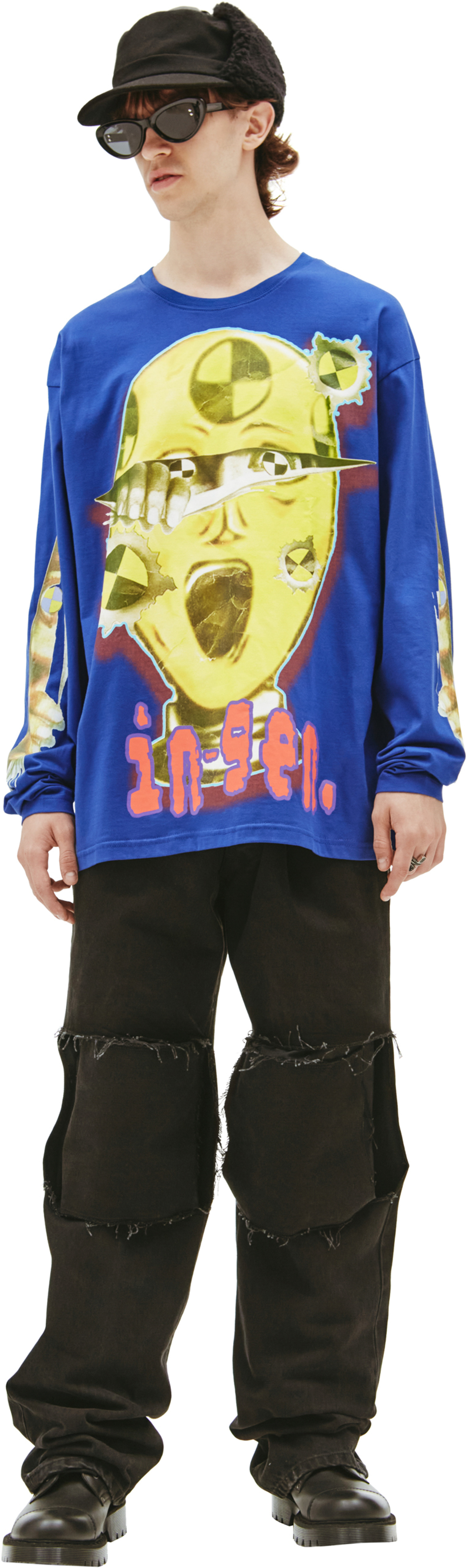 AWGE Синий лонгслив IN-GEN