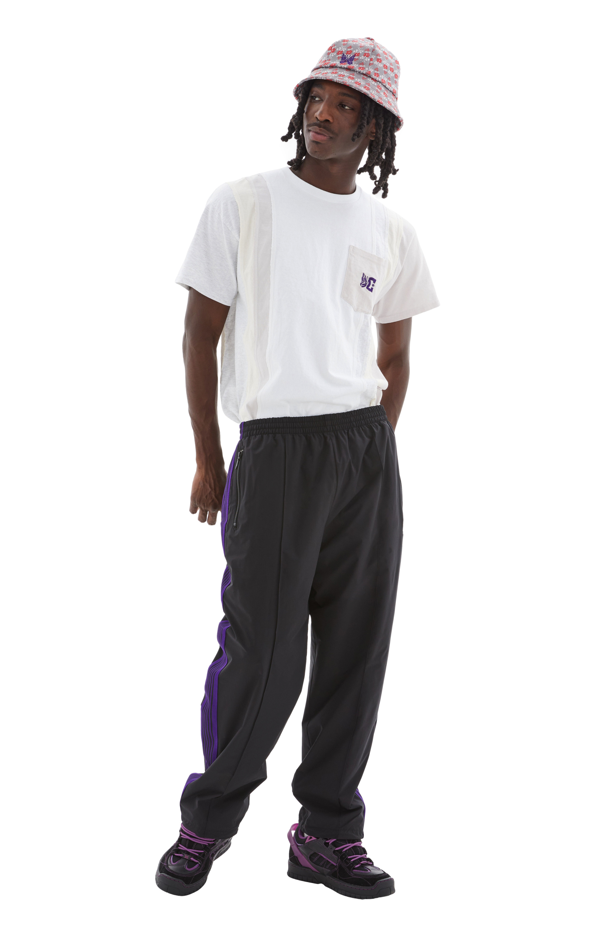 Needles Черные брюки с лампасами