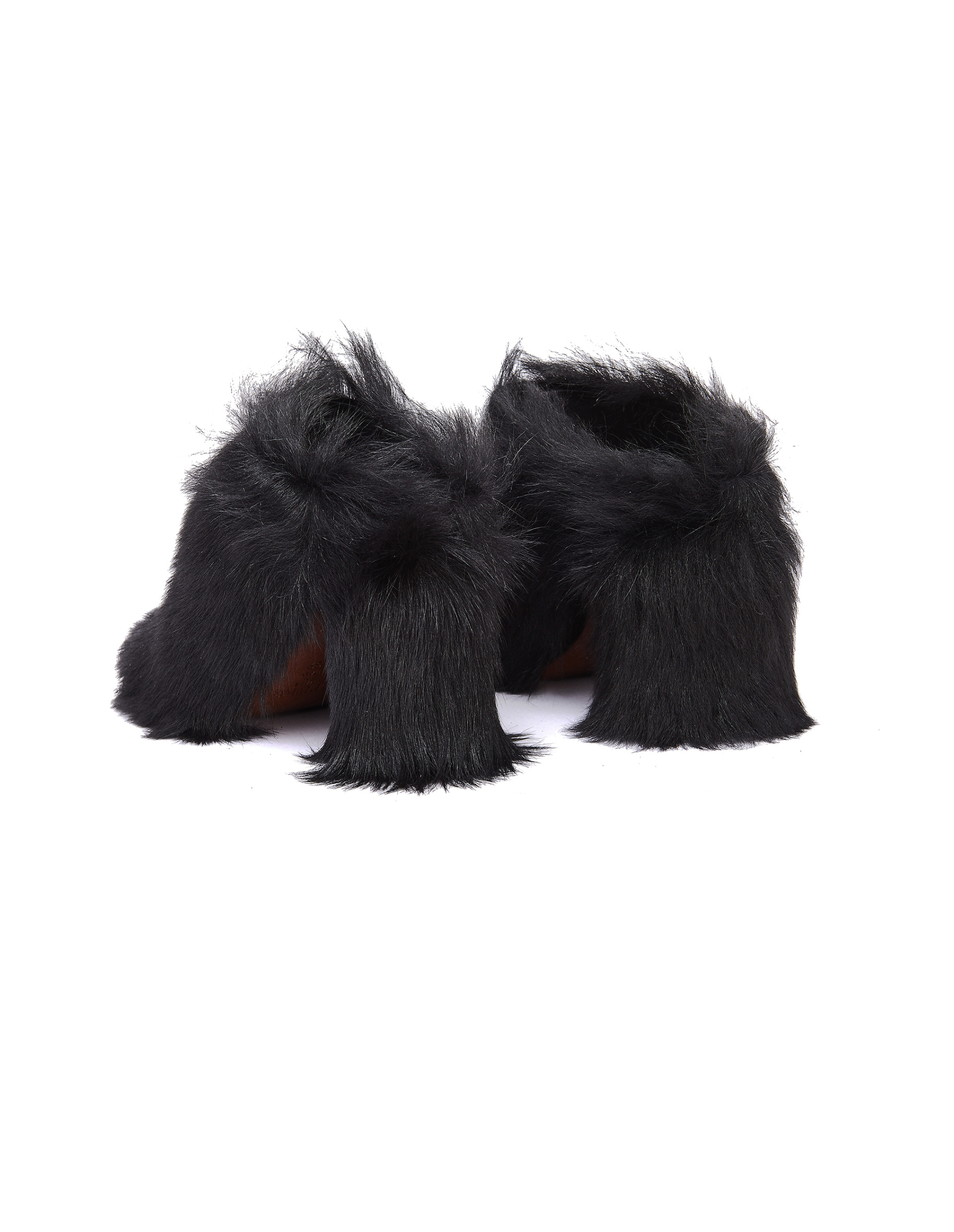 VETEMENTS Меховые мюли с открытым носом