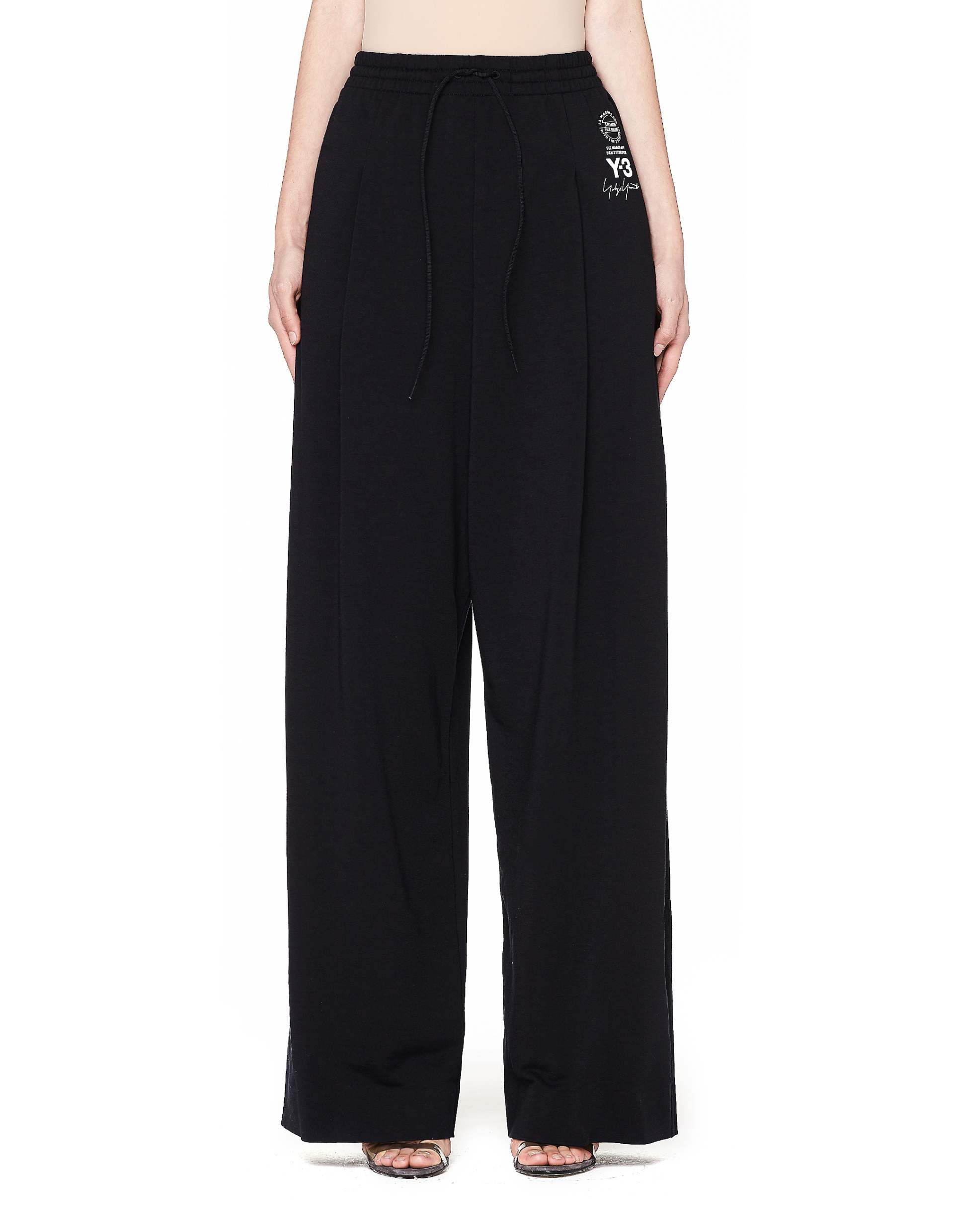 Y-3 Широкие брюки с принтом