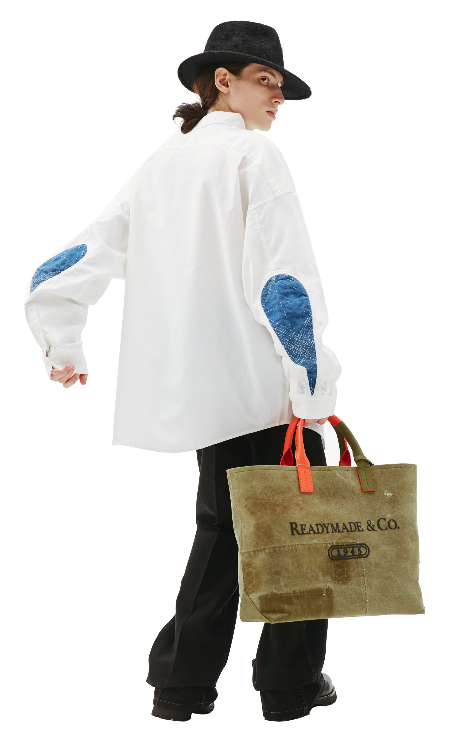 Readymade Сумка-шоппер цвета хаки