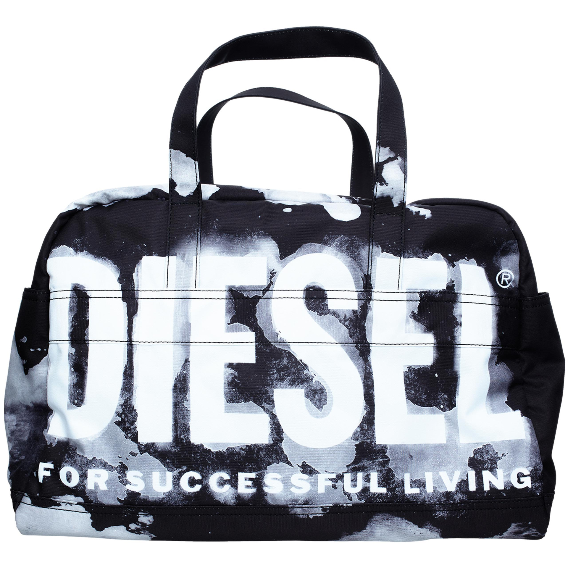 Diesel Черная сумка \'RAVE DUFFLE\' с логотипом