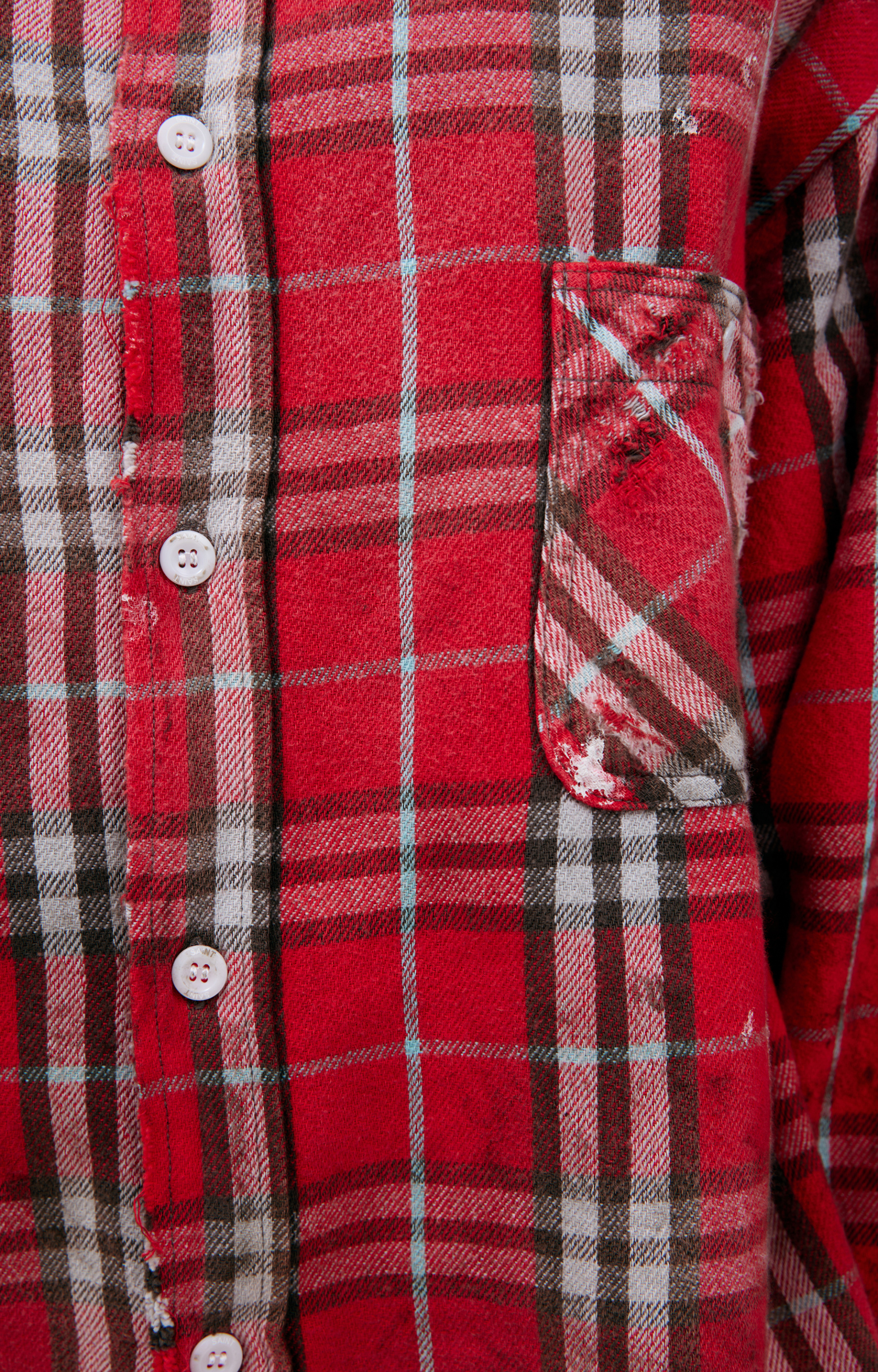 Saint Mxxxxxx Красная рубашка в клетку