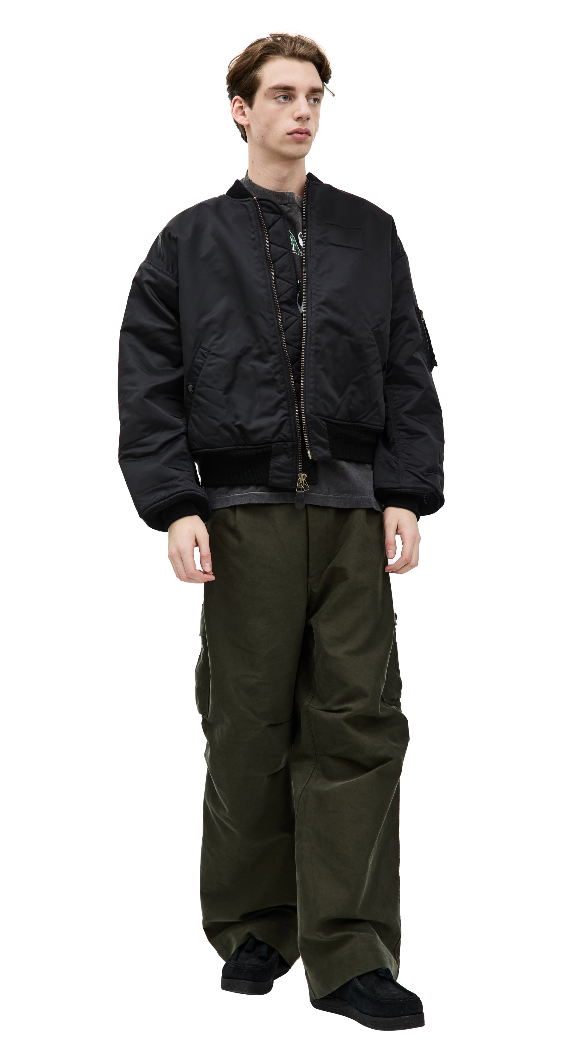 Saint Mxxxxxx Двусторонний бомбер на молнии