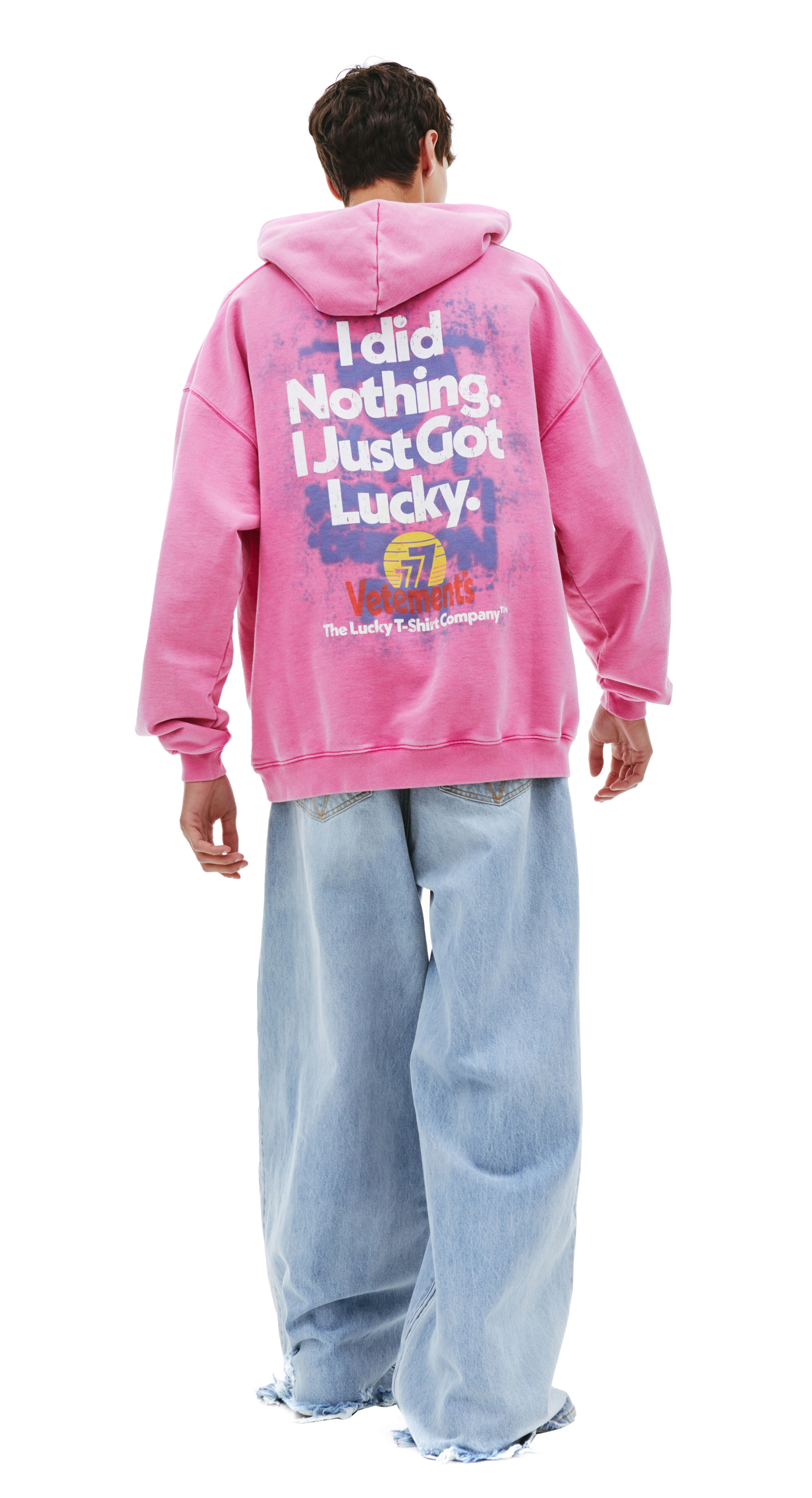 VETEMENTS Оверсайз худи \'I got Lucky\'