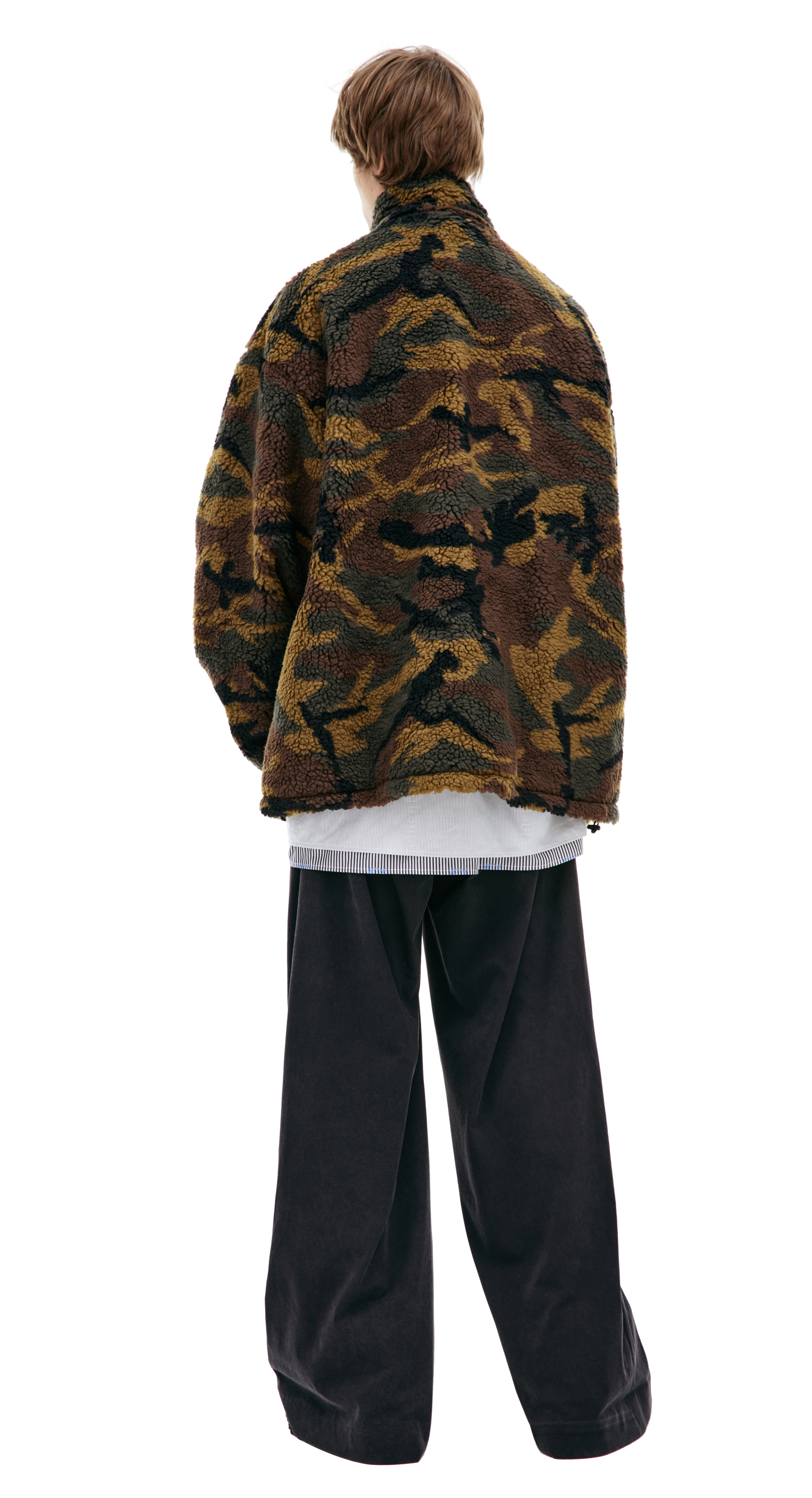 VETEMENTS Флисовая куртка на молнии