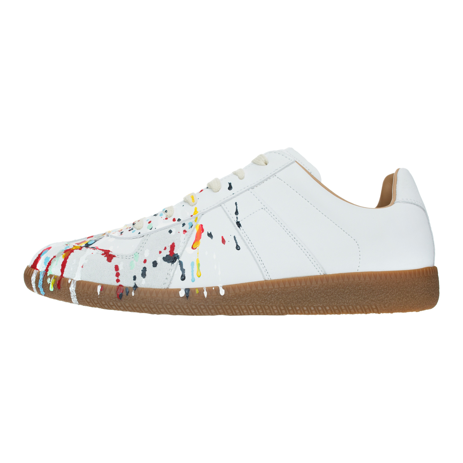 Maison Margiela Кожаные кеды Replica Painter Splatter