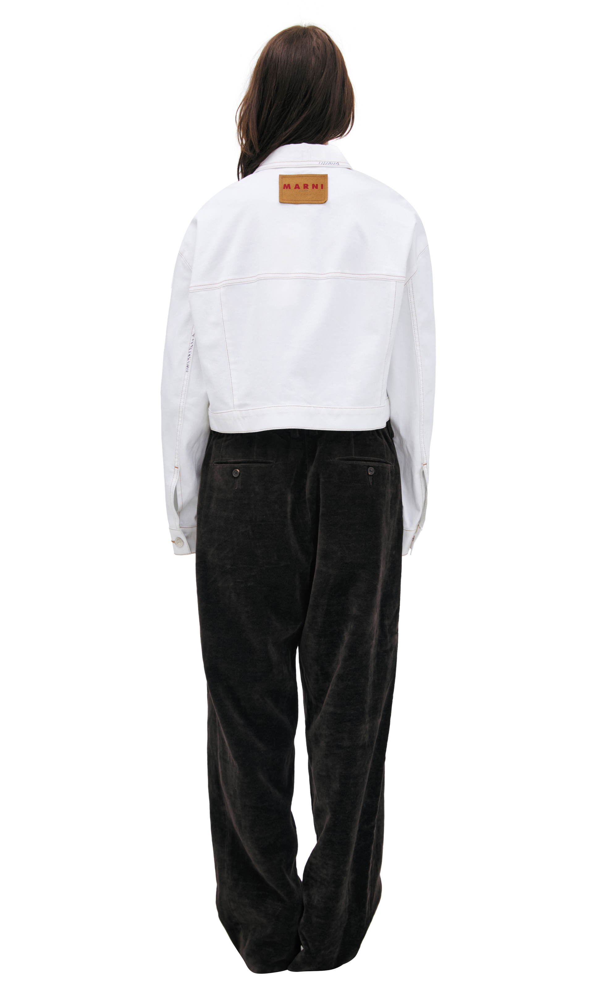 Marni Джинсовая куртка с патчами