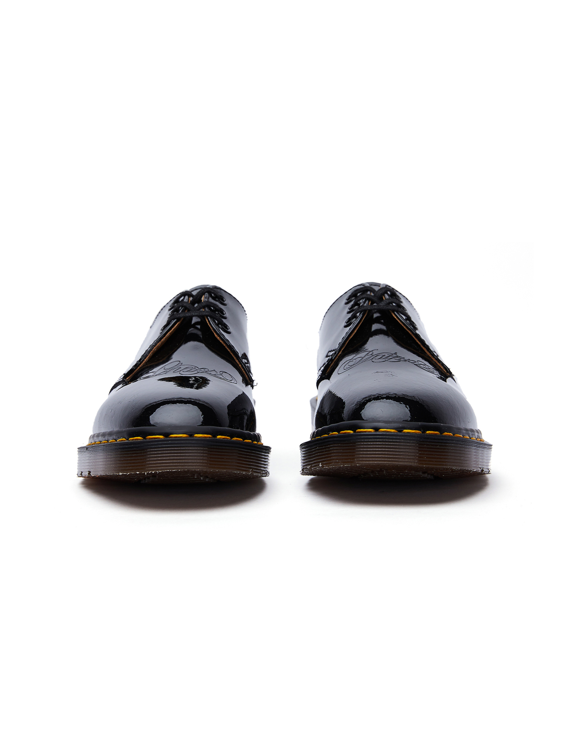 Undercover Черные лаковые ботинки Dr.Martens 1461