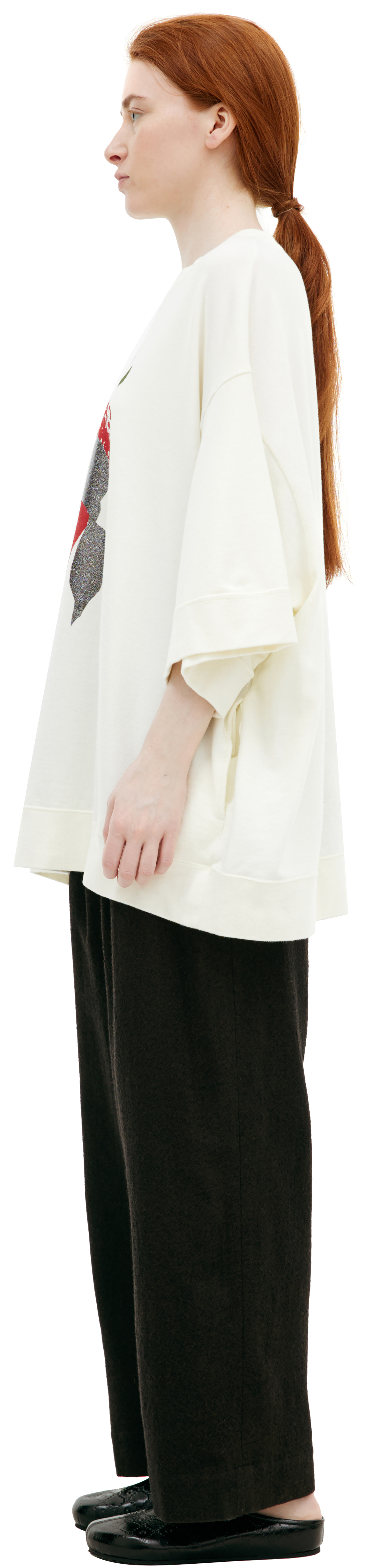 Undercover Белая футболка с принтом