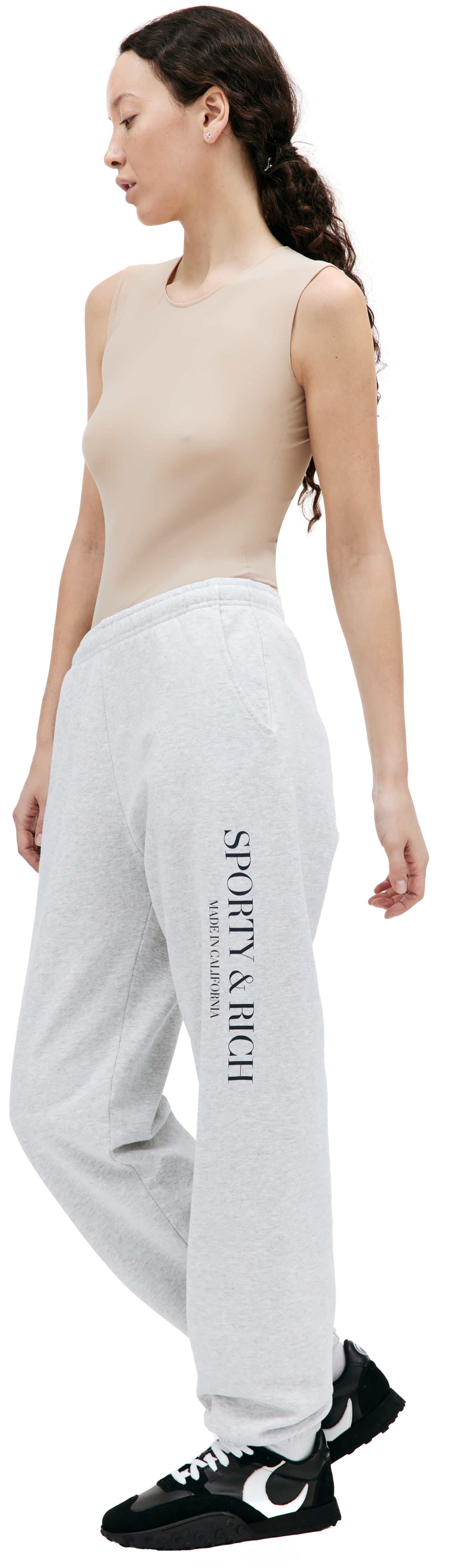 SPORTY & RICH Спортивные брюки с логотипом