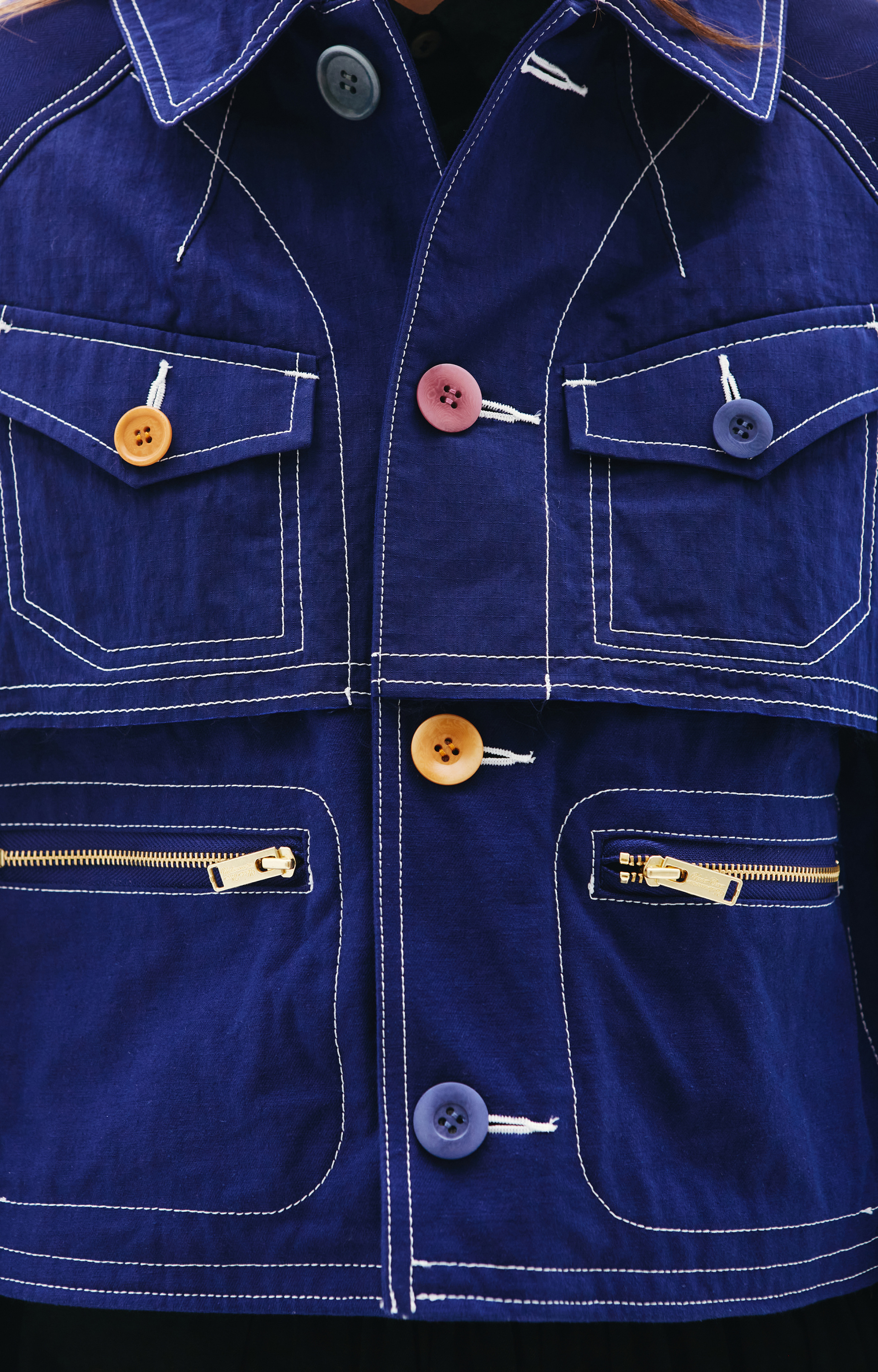 Undercover Укороченная джинсовая куртка