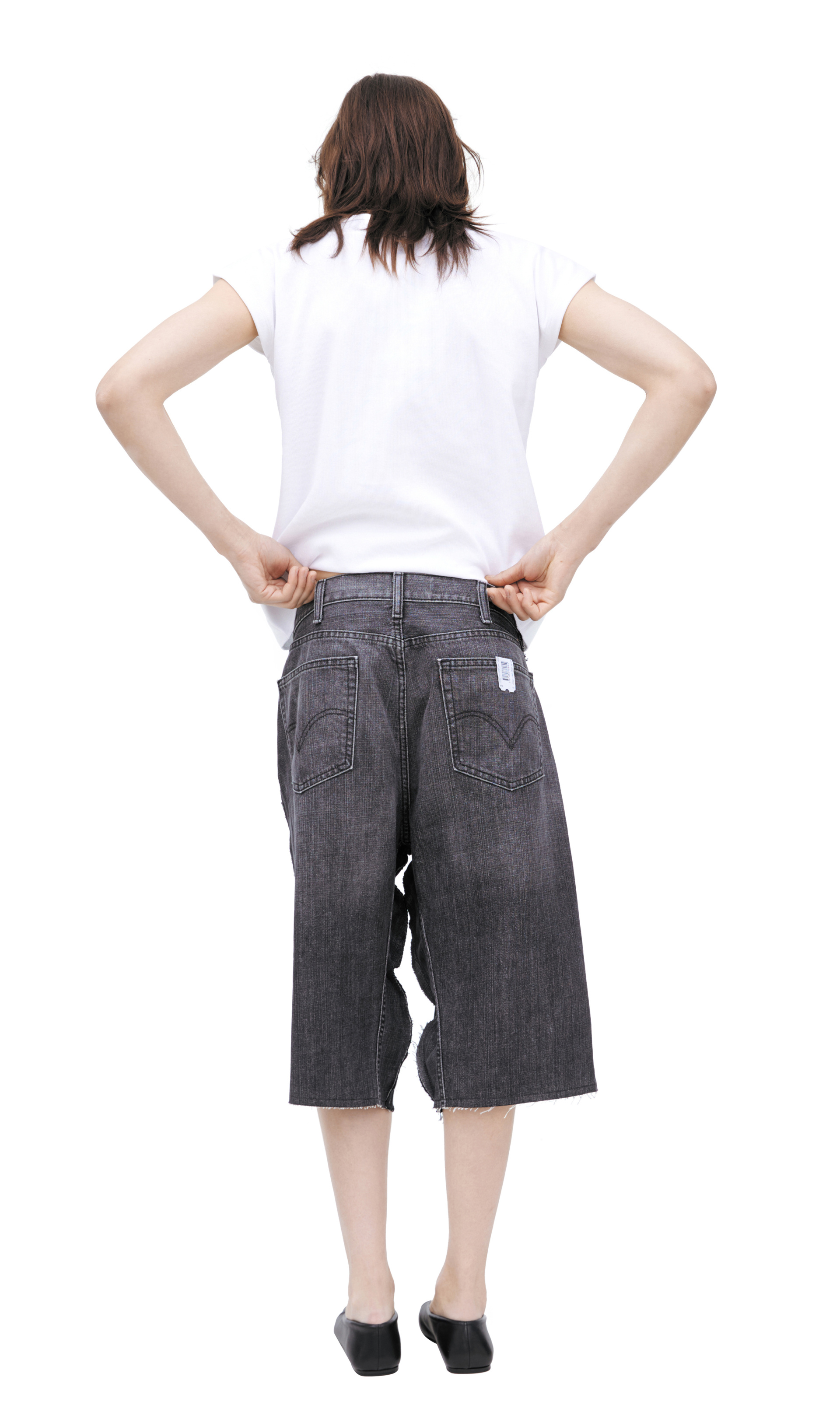 PROTOTYPES Комбинированные джинсовые шорты