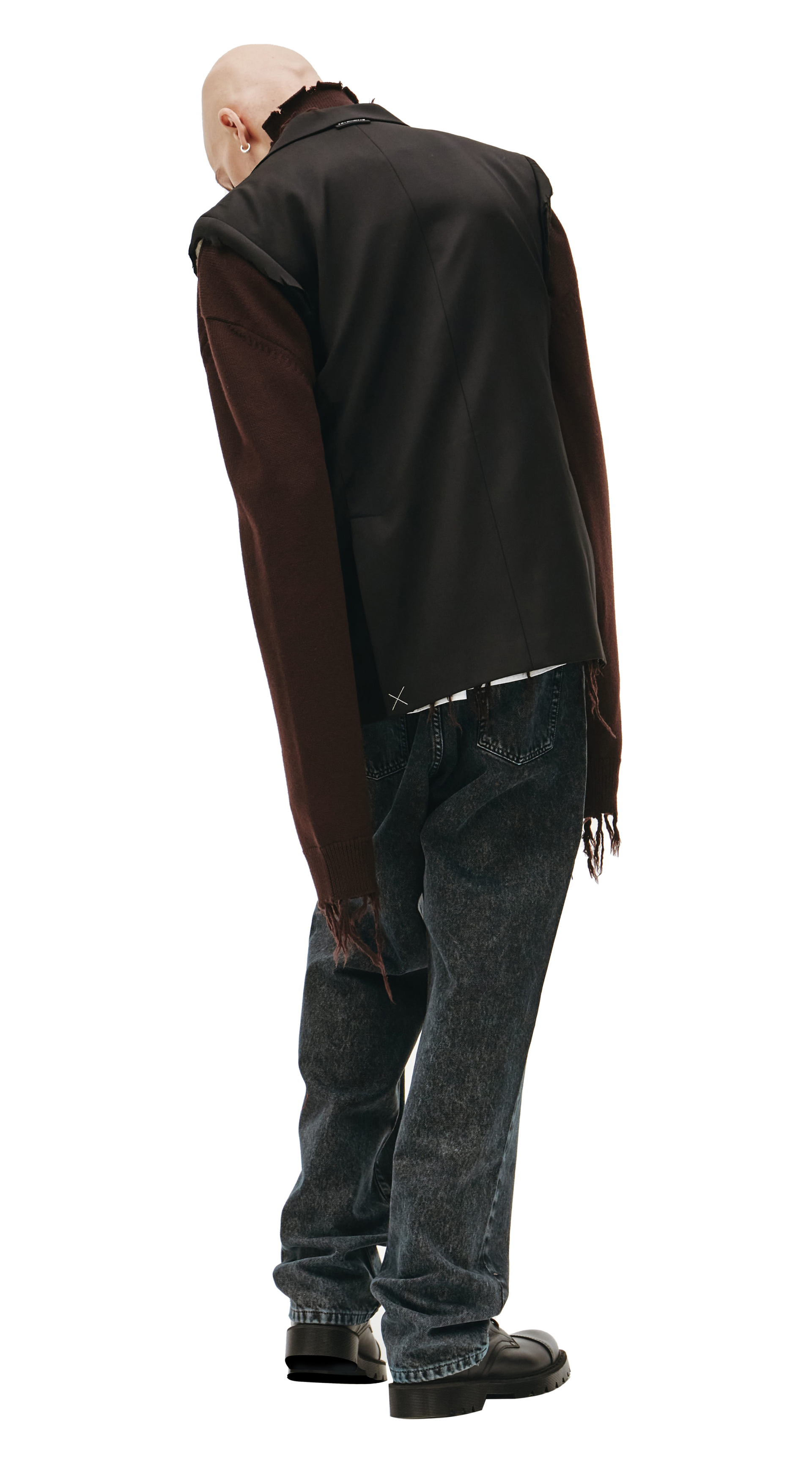 VETEMENTS Оверсайз пиджак без рукавов